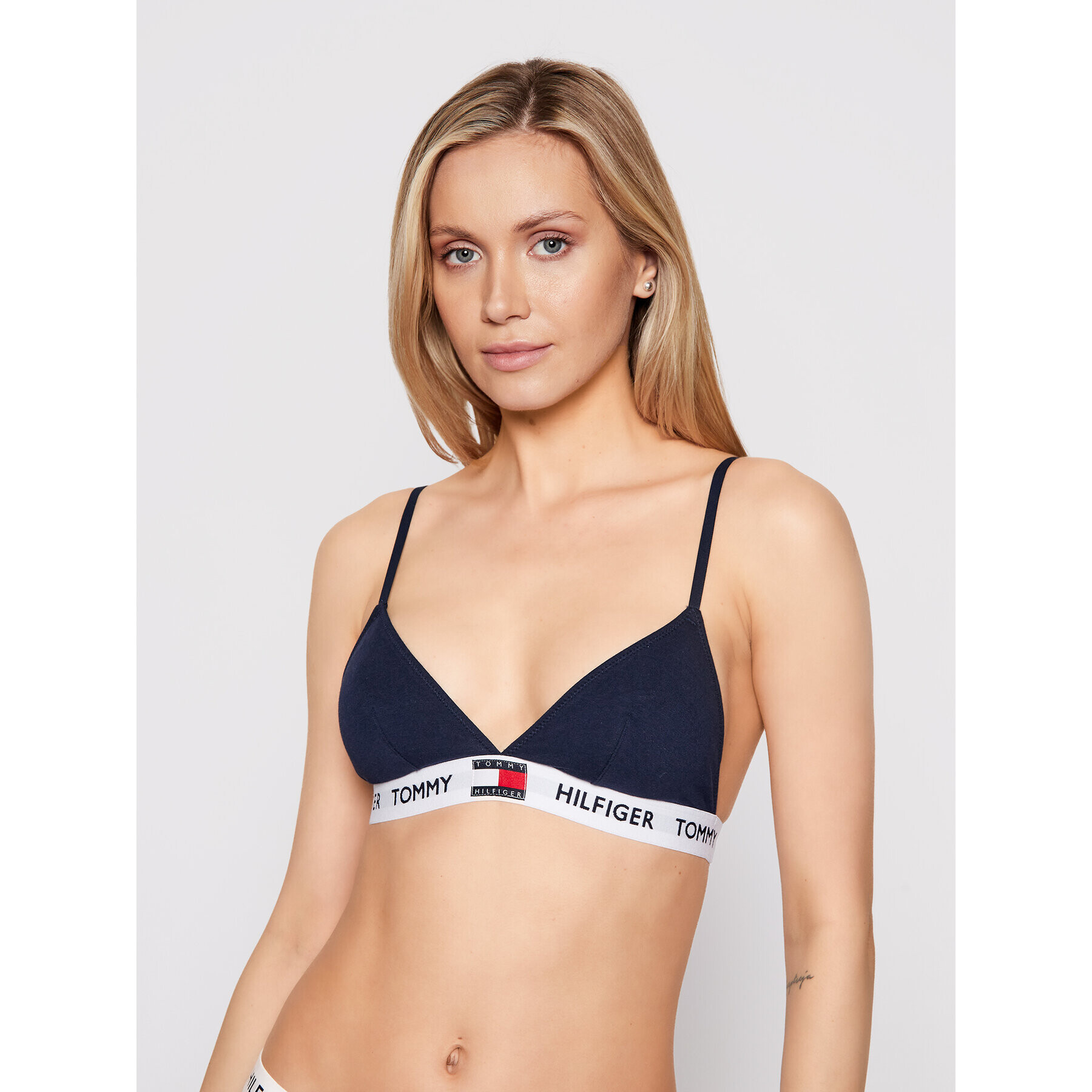 Tommy Hilfiger Сутиен бралет UW0UW02243 Тъмносин - Pepit.bg