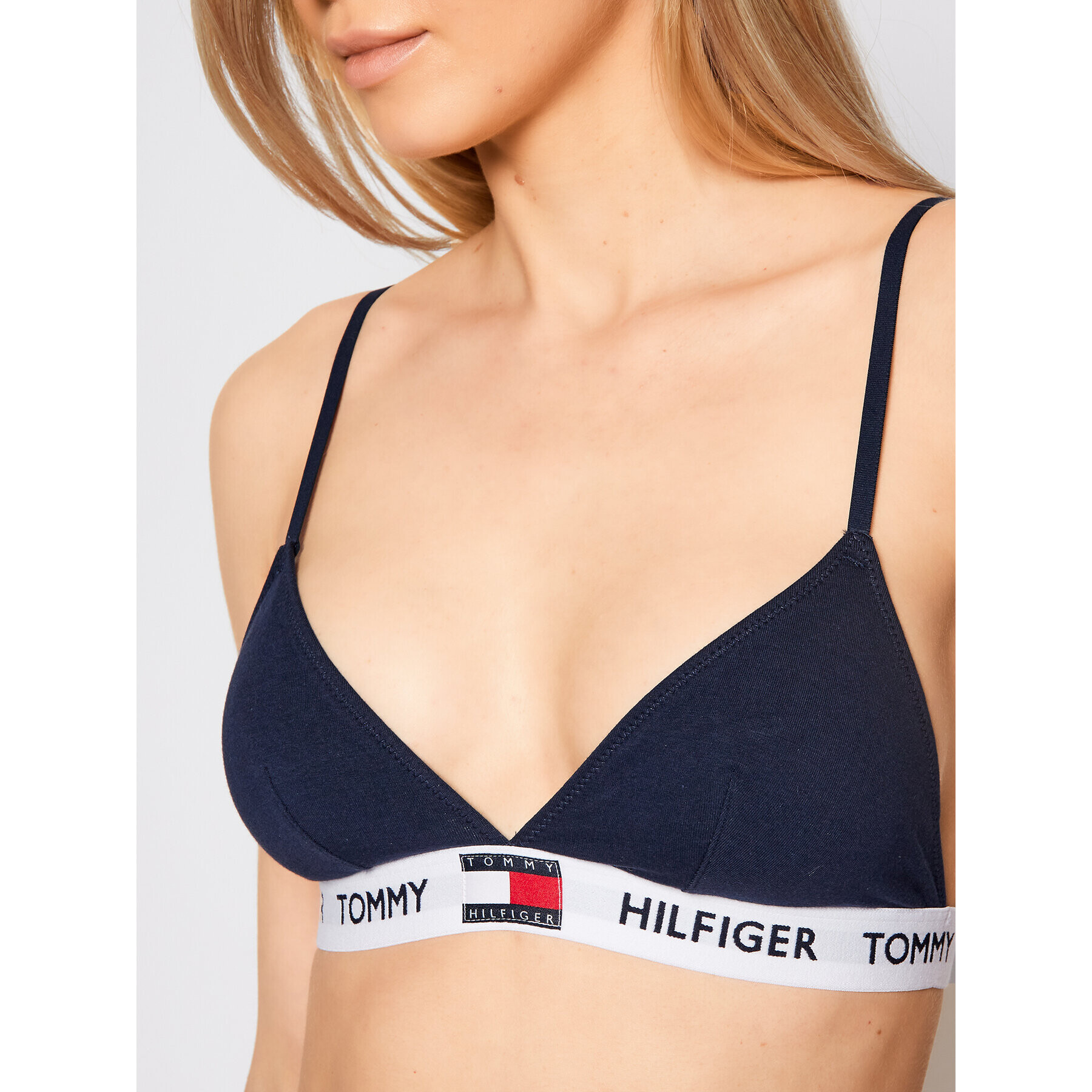 Tommy Hilfiger Сутиен бралет UW0UW02243 Тъмносин - Pepit.bg