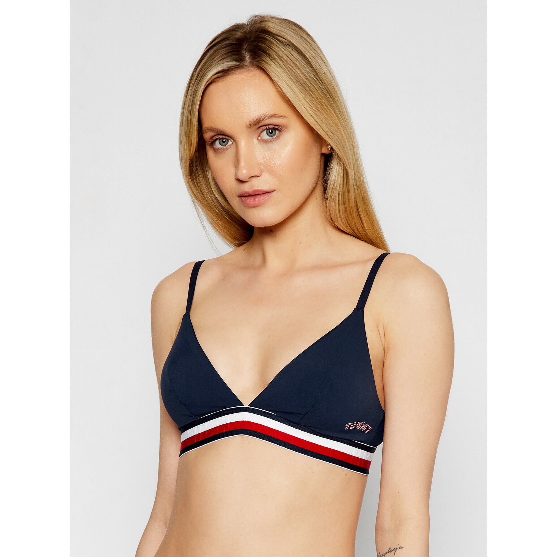 Tommy Hilfiger Сутиен бралет UW0UW02333 Тъмносин - Pepit.bg