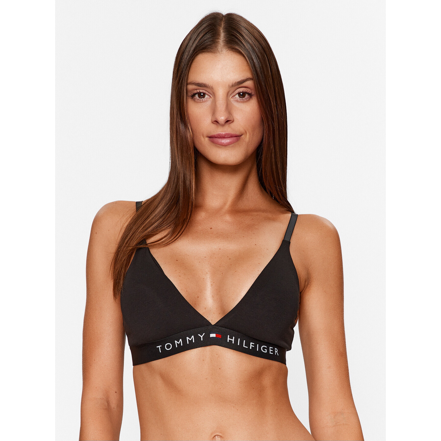 Tommy Hilfiger Сутиен бралет UW0UW04144 Черен - Pepit.bg