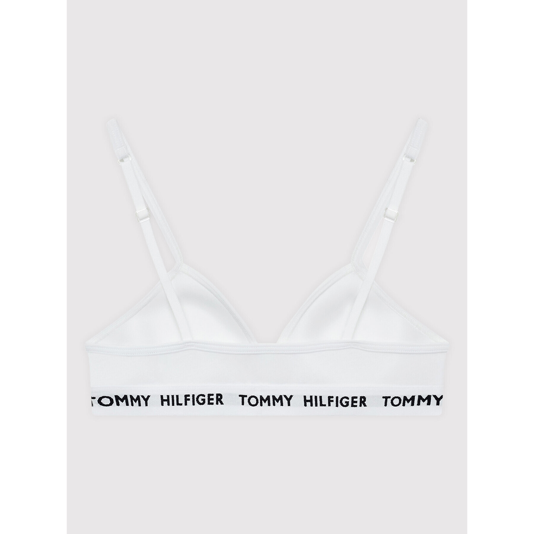 Tommy Hilfiger Сутиен Padded Triangle UG0UG00428 Бял - Pepit.bg