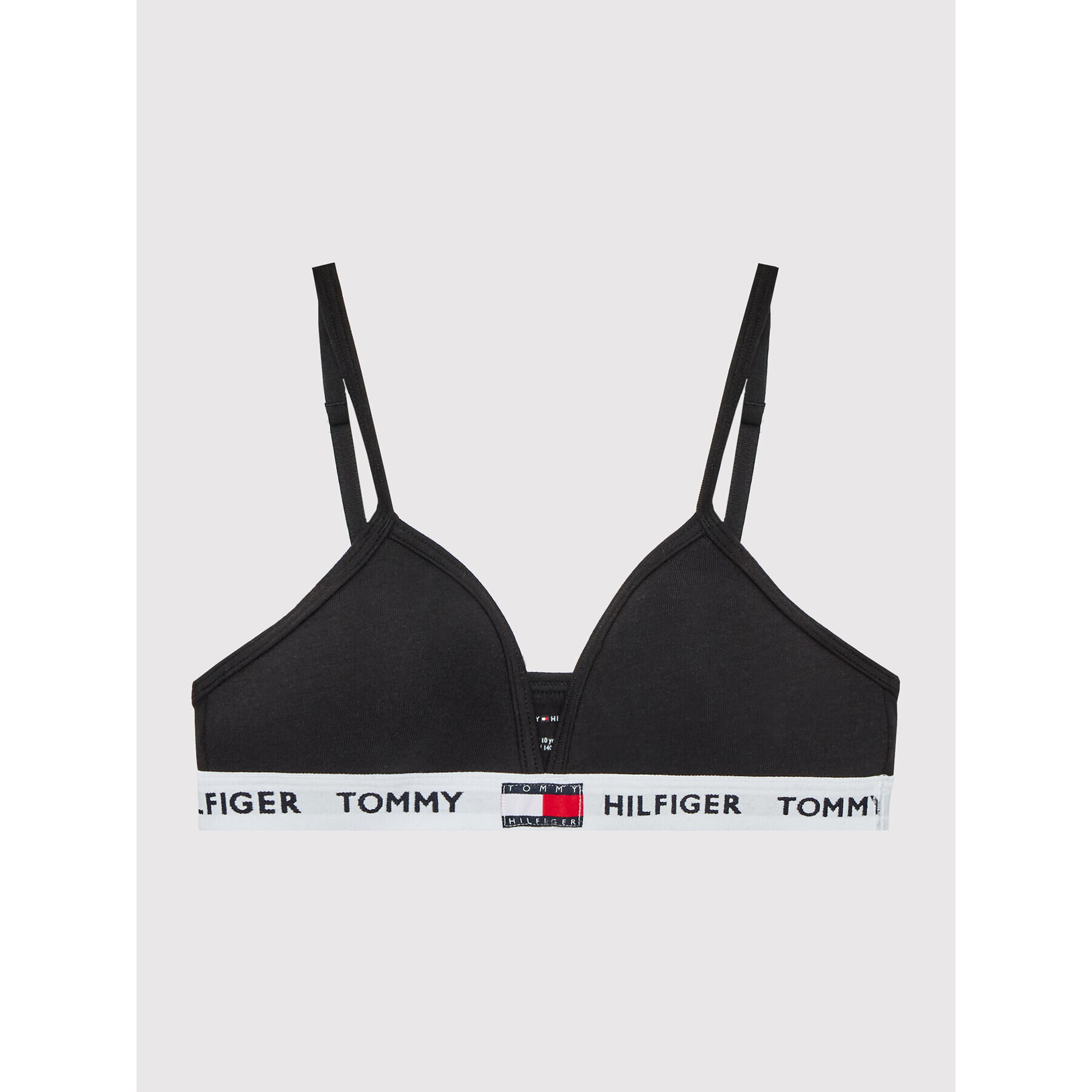 Tommy Hilfiger Сутиен Padded Triangle UG0UG00428 Черен - Pepit.bg