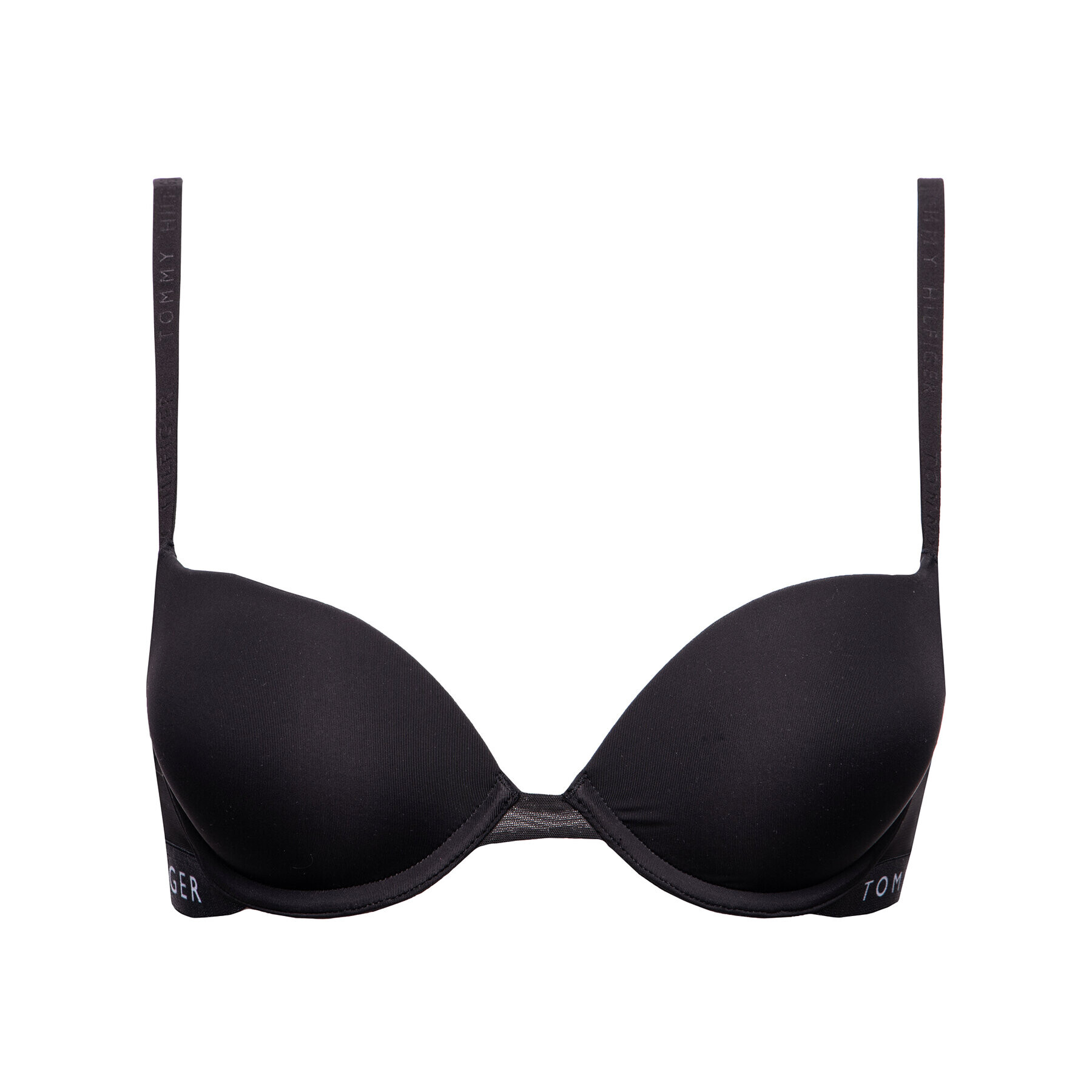 Tommy Hilfiger Сутиен push-up UW0UW00045 Черен - Pepit.bg