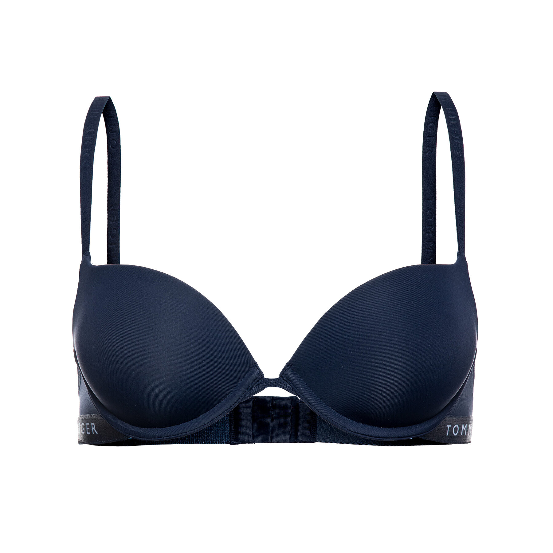 Tommy Hilfiger Сутиен push-up UW0UW00045 Тъмносин - Pepit.bg