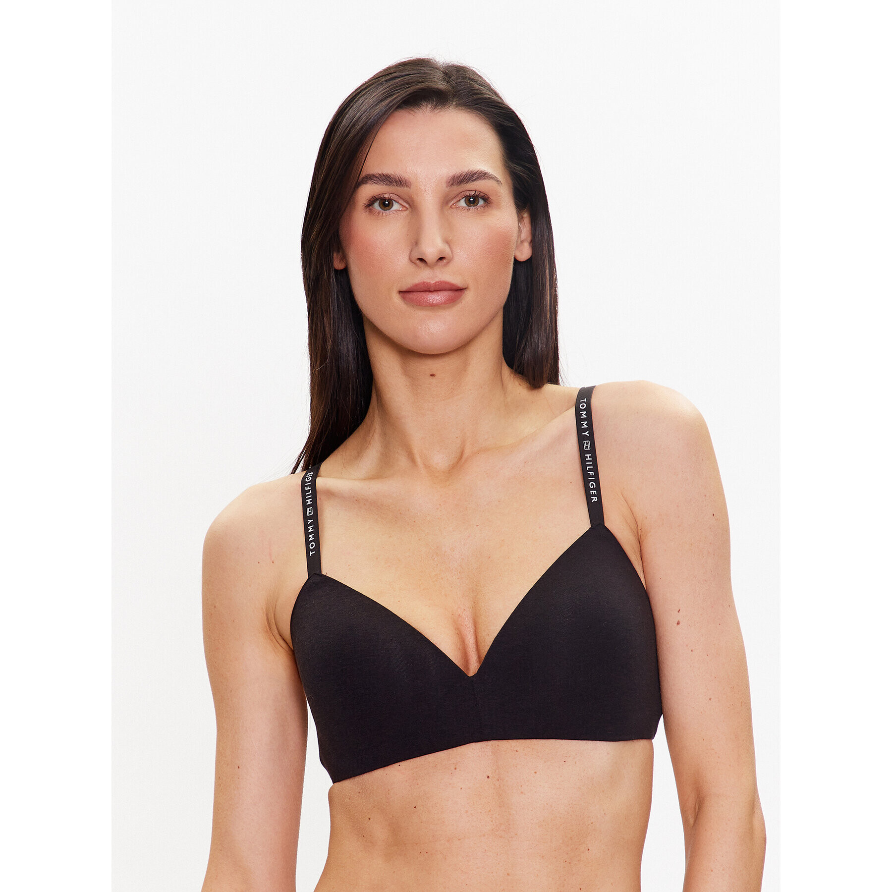 Tommy Hilfiger Сутиен push-up UW0UW04235 Черен - Pepit.bg