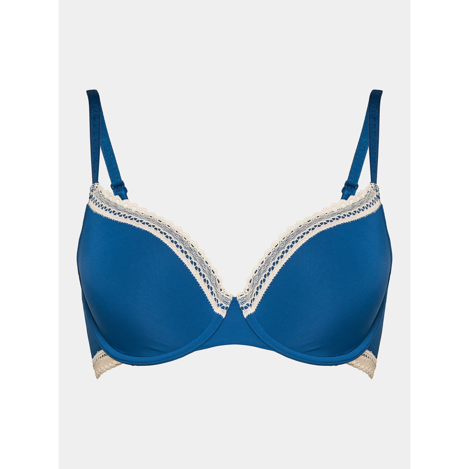 Tommy Hilfiger Сутиен с банели UW0UW04751 Син - Pepit.bg