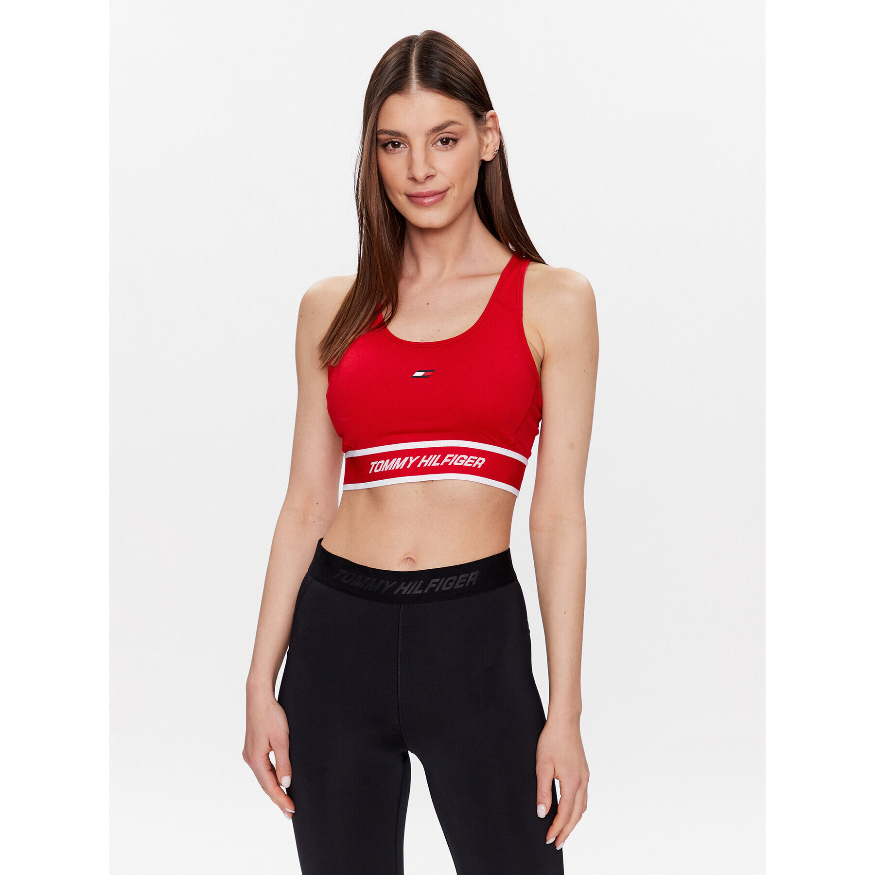 Tommy Hilfiger Сутиен-топ S10S101629 Червен - Pepit.bg