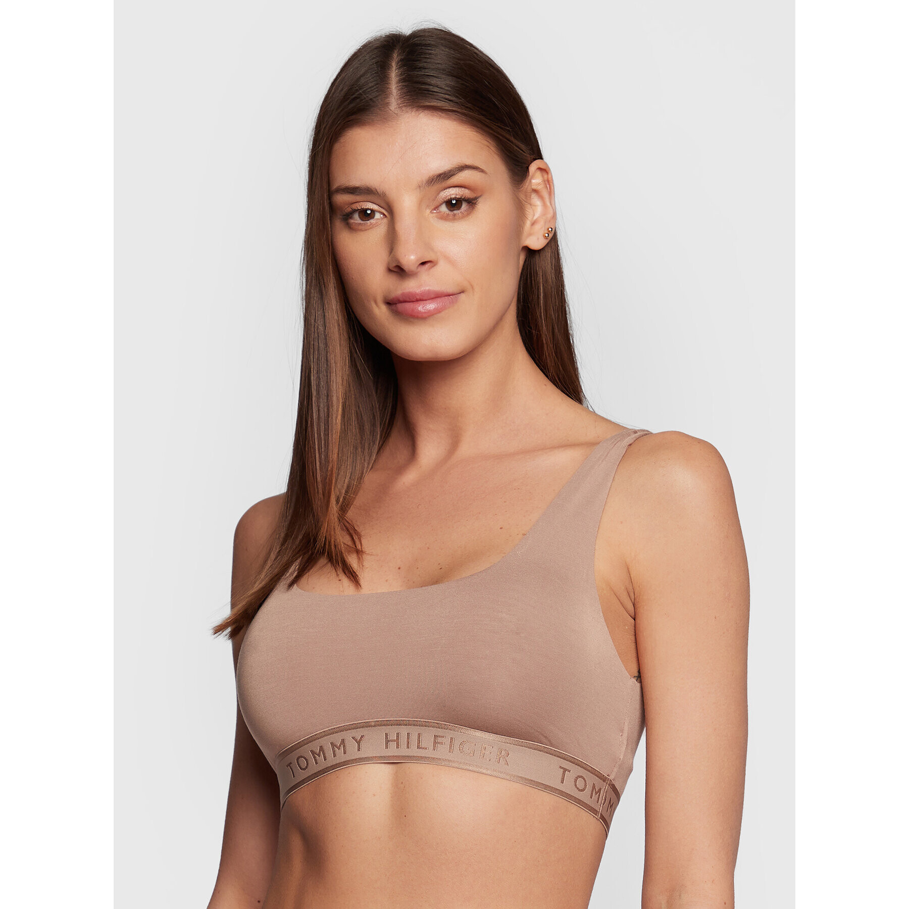 Tommy Hilfiger Сутиен-топ Unlined UW0UW03804 Бежов - Pepit.bg