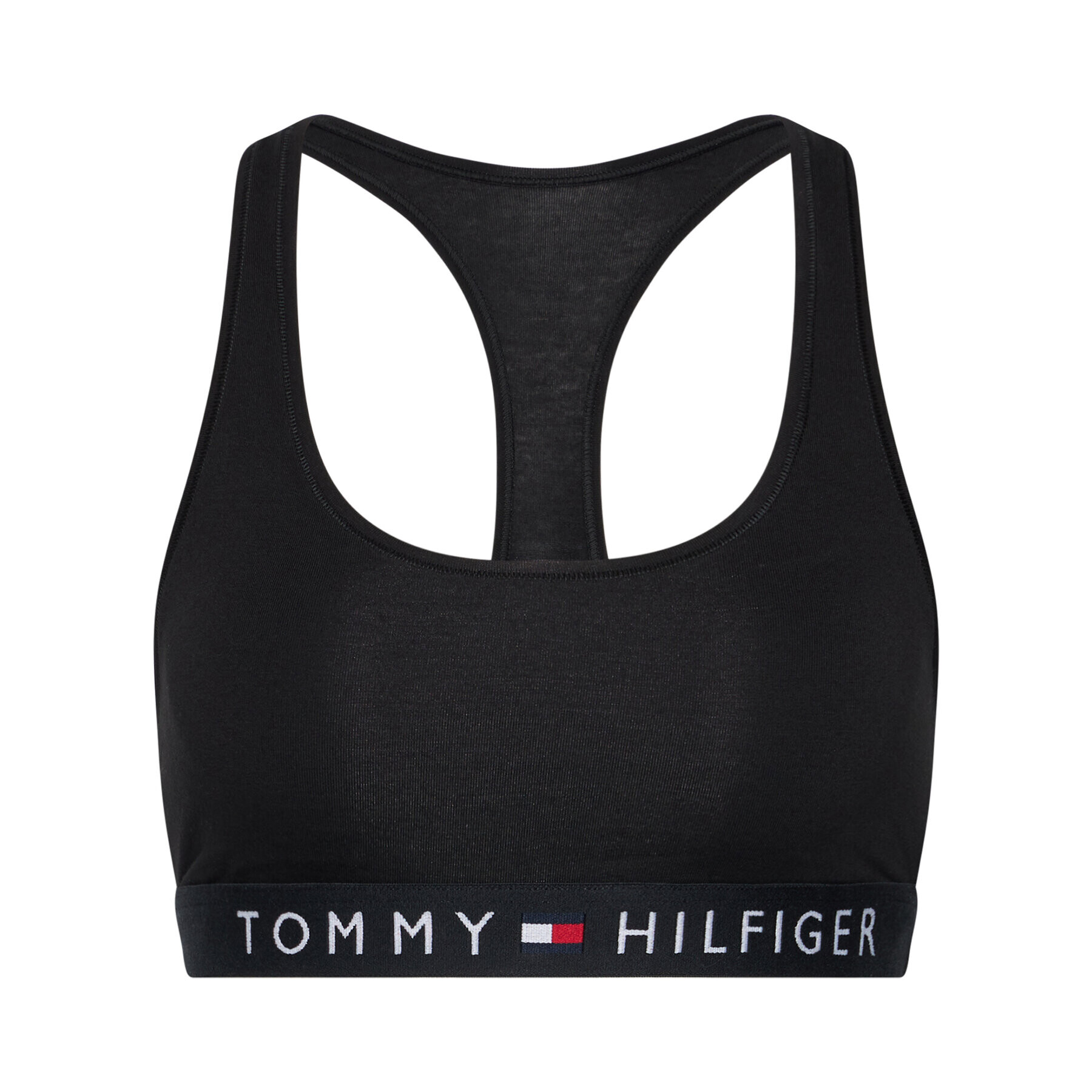 Tommy Hilfiger Сутиен-топ UW0UW02037 Черен - Pepit.bg