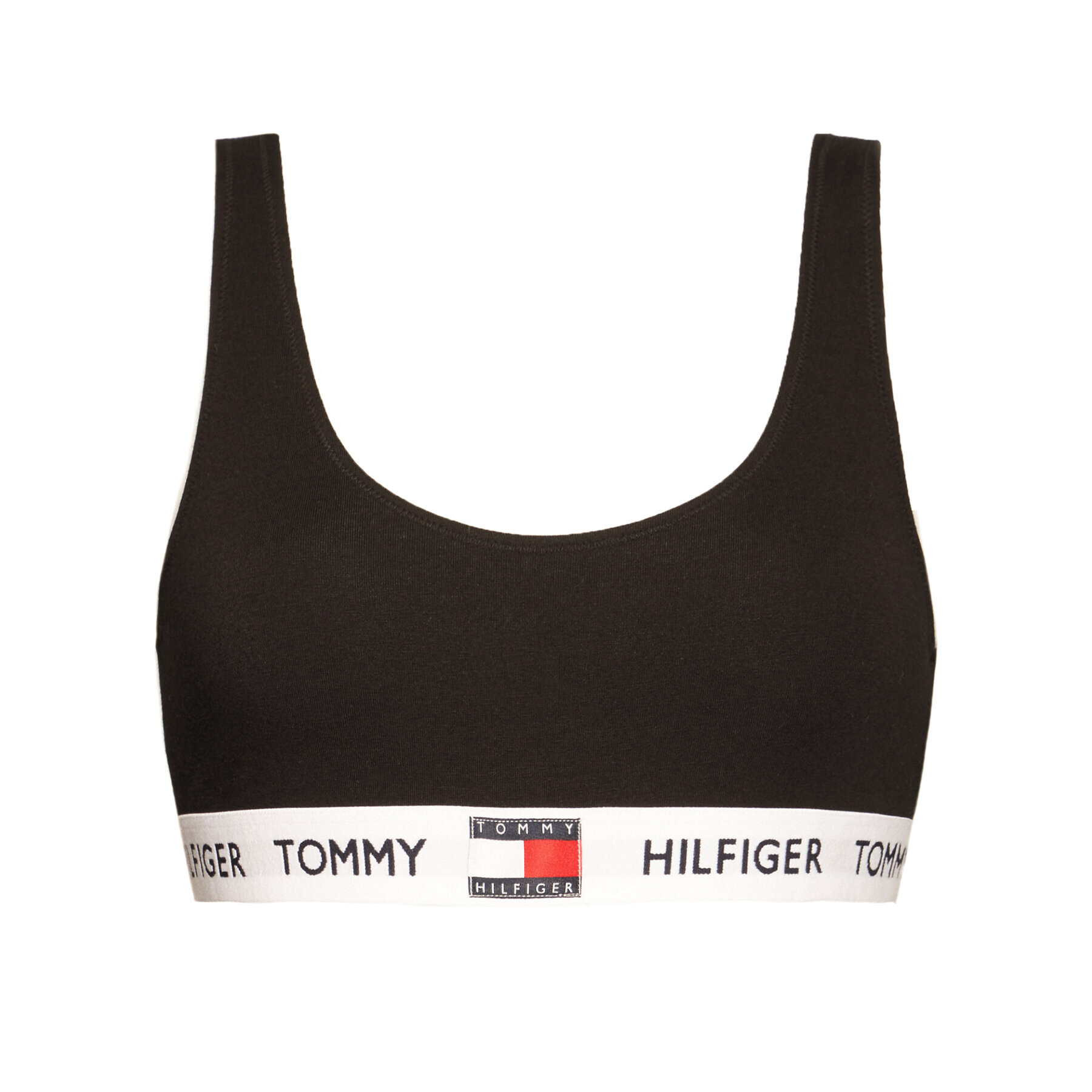 Tommy Hilfiger Сутиен-топ UW0UW02225 Черен - Pepit.bg