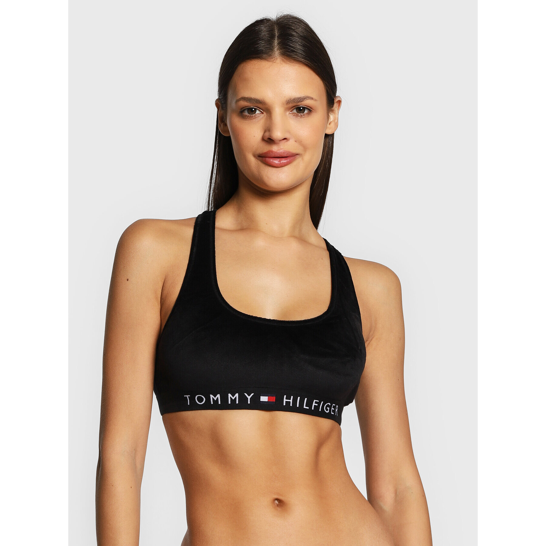 Tommy Hilfiger Сутиен-топ UW0UW03979 Черен - Pepit.bg