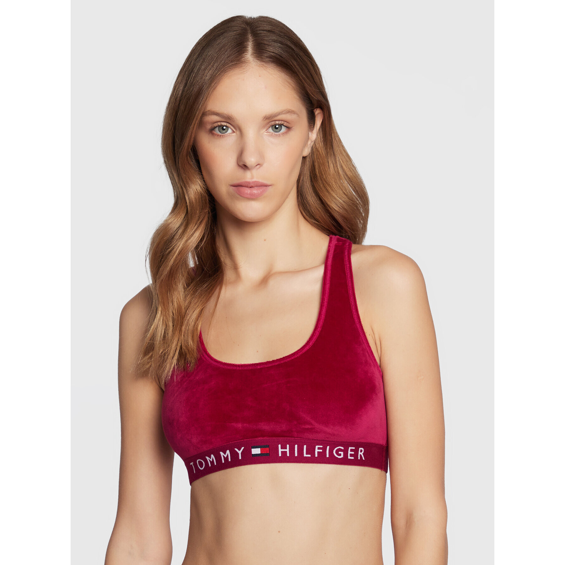 Tommy Hilfiger Сутиен-топ UW0UW03979 Розов - Pepit.bg