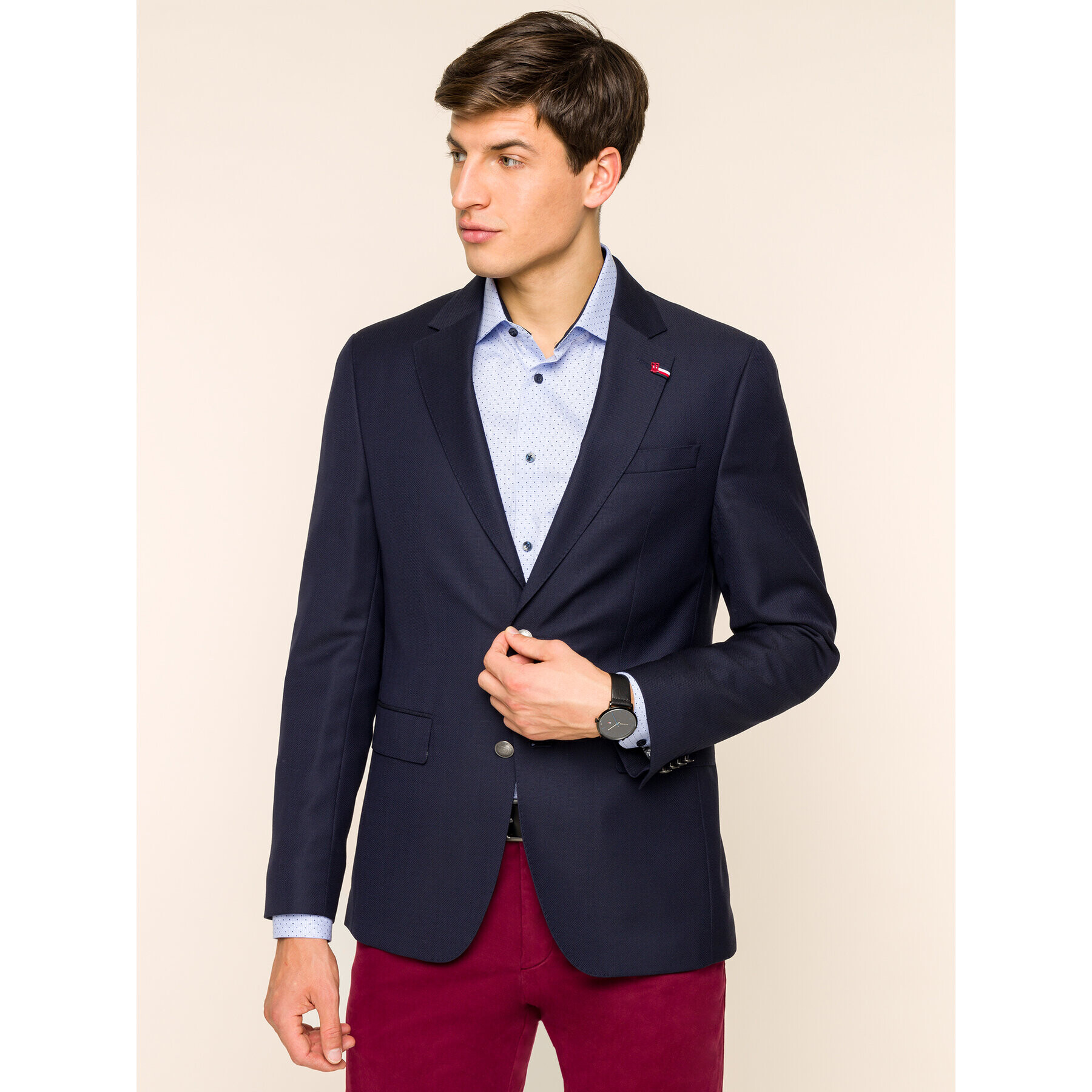 Tommy Hilfiger Tailored Сако TT0TT02201 Тъмносин Regular Fit - Pepit.bg