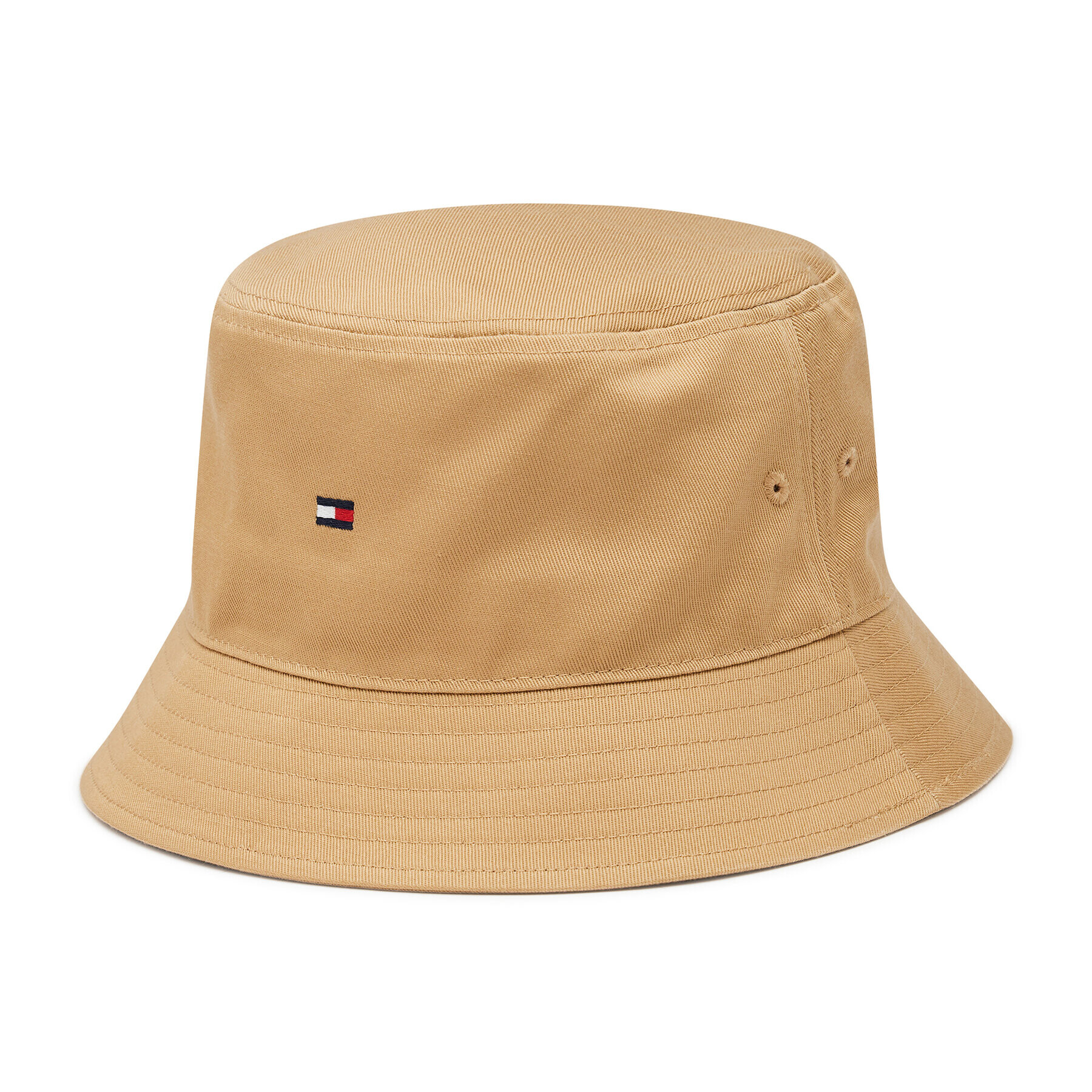 Tommy Hilfiger Текстилна шапка Flag Bucket Hat AM0AM07344 Бежов - Pepit.bg