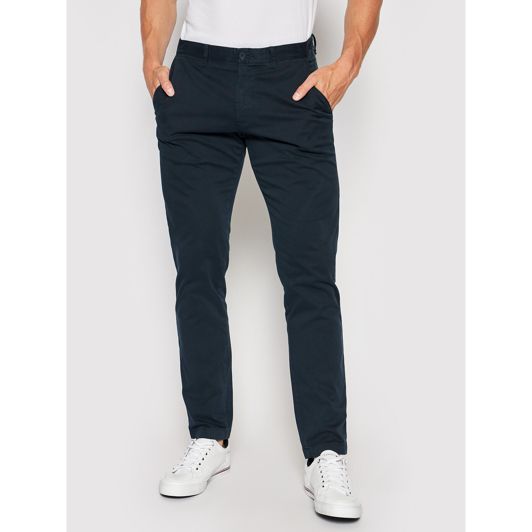 Tommy Hilfiger Чино панталони Bleecker MW0MW13846 Тъмносин Slim Fit - Pepit.bg