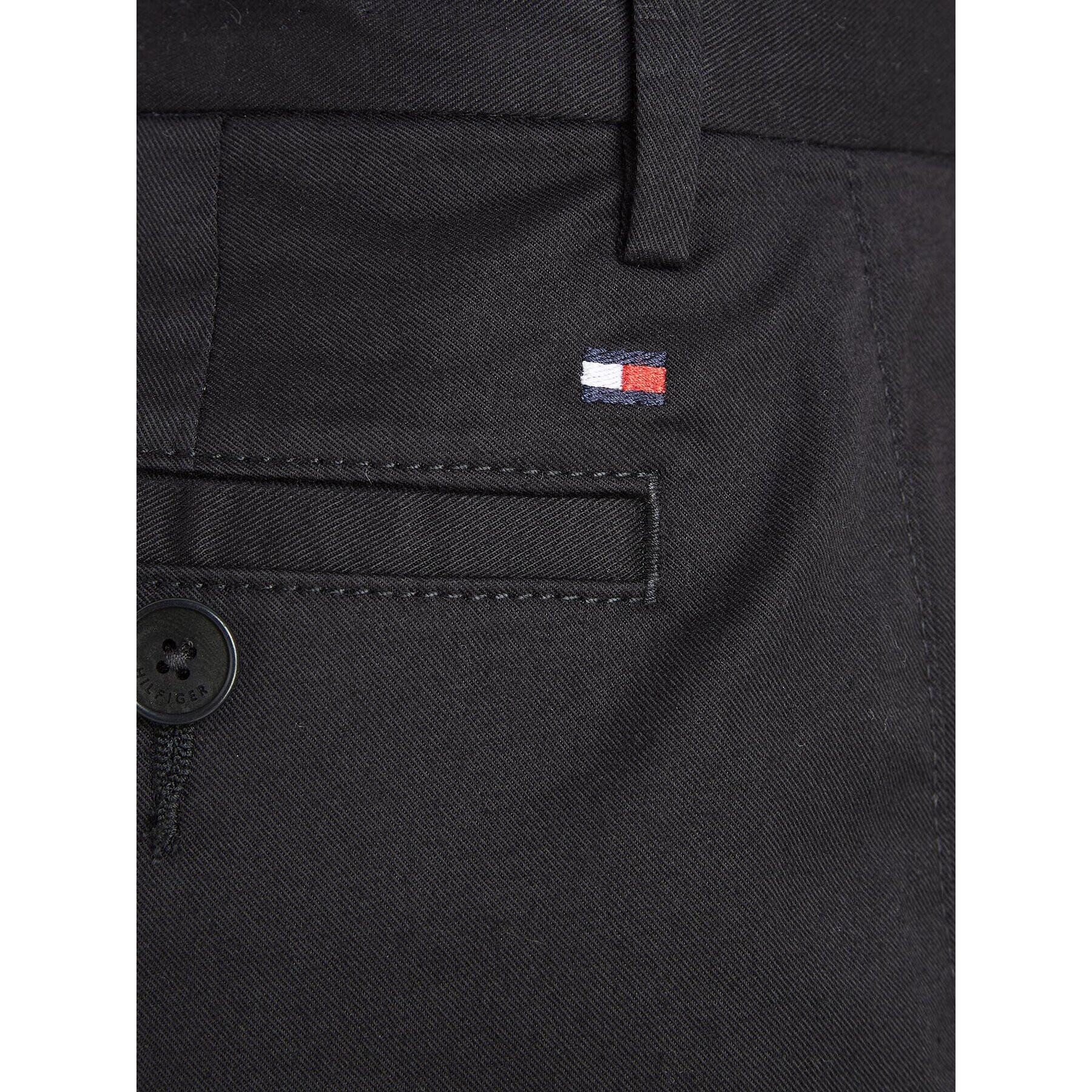 Tommy Hilfiger Текстилни панталони KB0KB08609 Черен Slim Fit - Pepit.bg