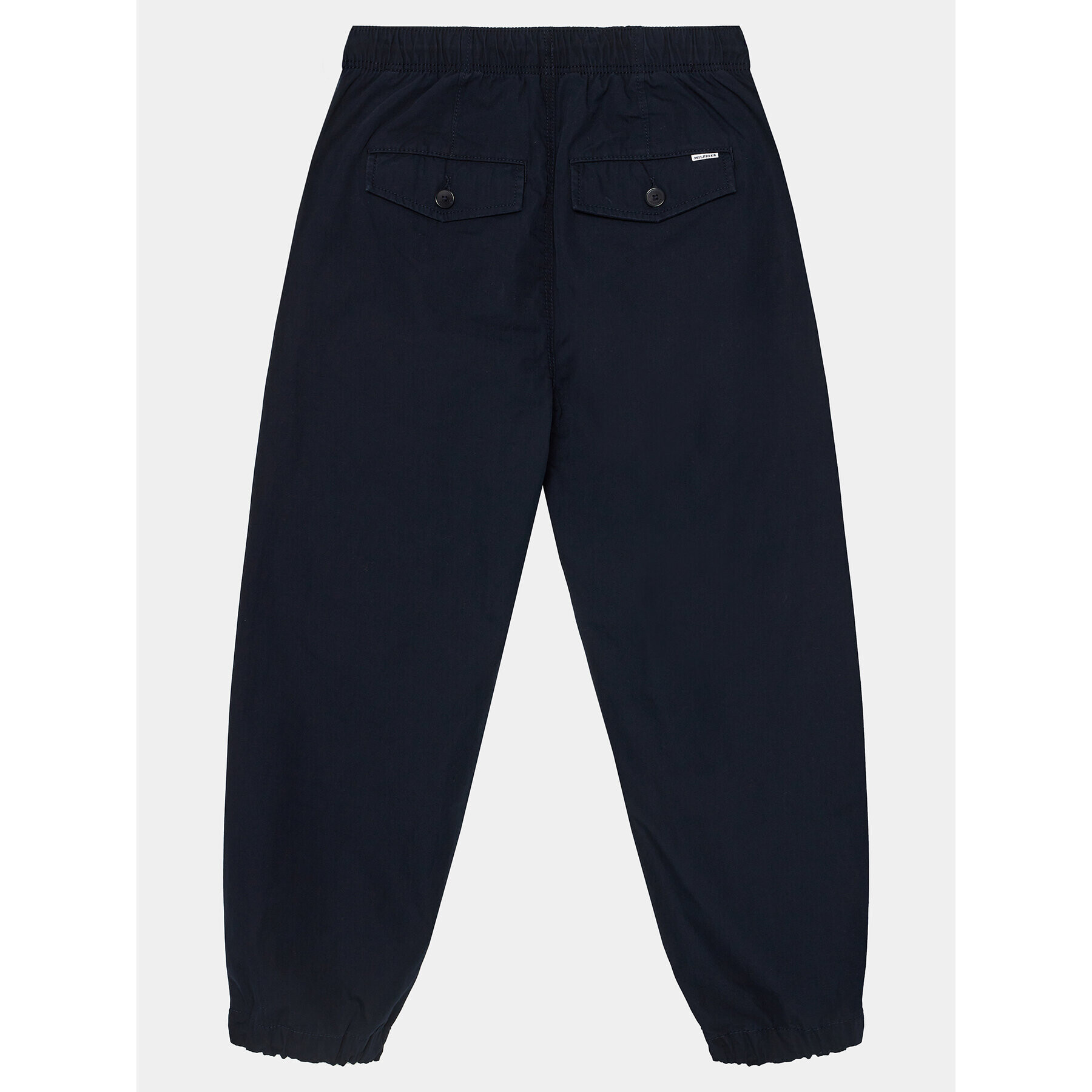 Tommy Hilfiger Текстилни панталони Woven Wide Pants KB0KB08703 Син Regular Fit - Pepit.bg