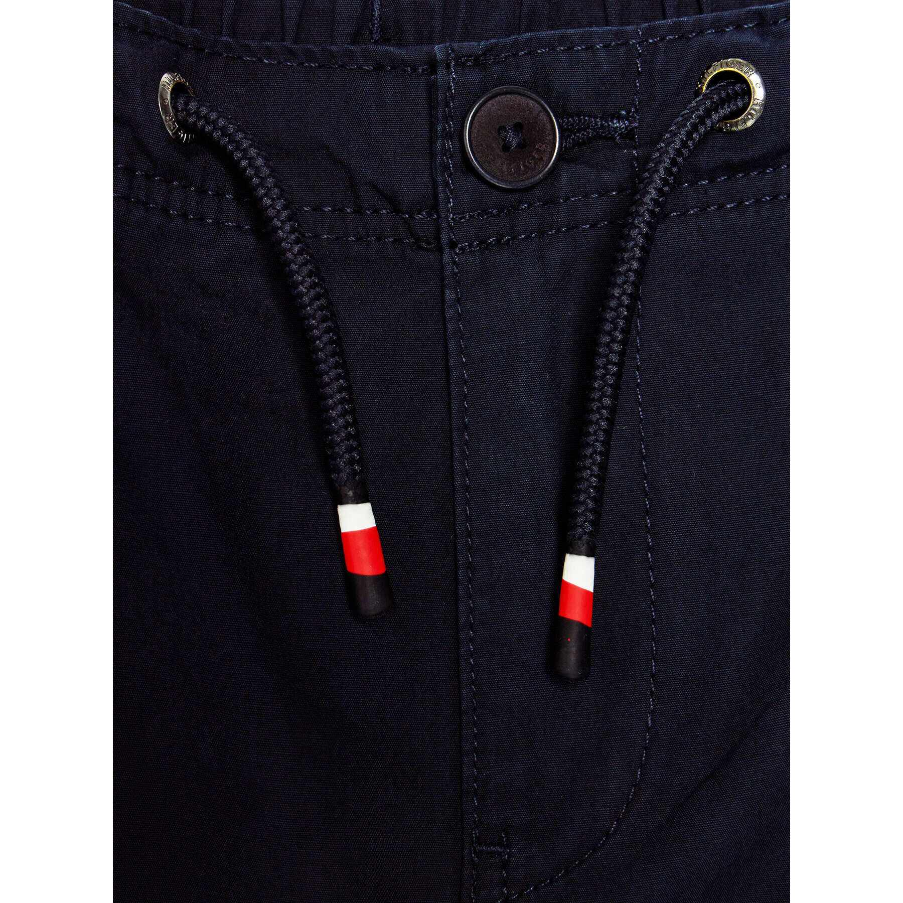 Tommy Hilfiger Текстилни панталони Woven Wide Pants KB0KB08703 Син Regular Fit - Pepit.bg