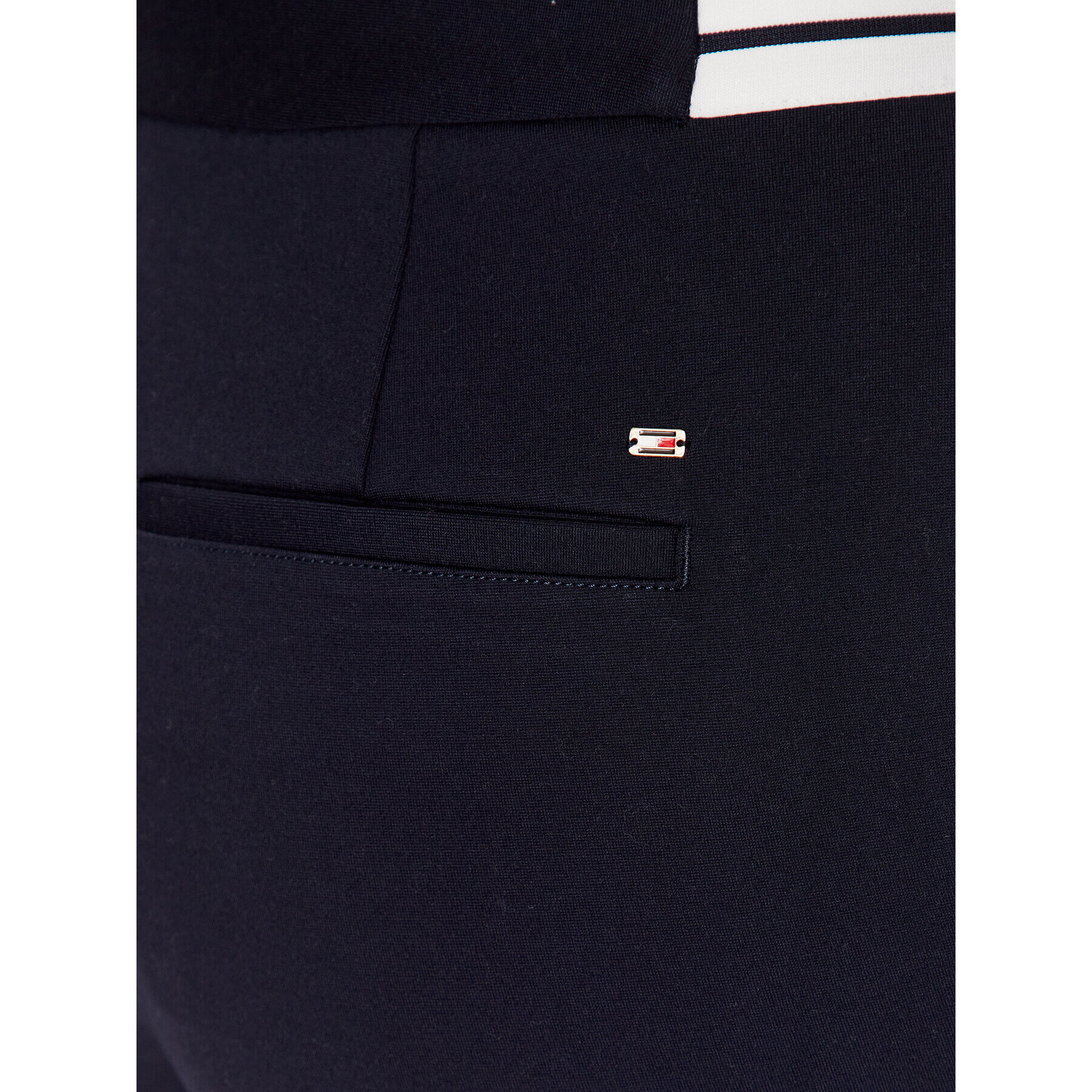 Tommy Hilfiger Текстилни панталони WW0WW38680 Тъмносин Relaxed Fit - Pepit.bg