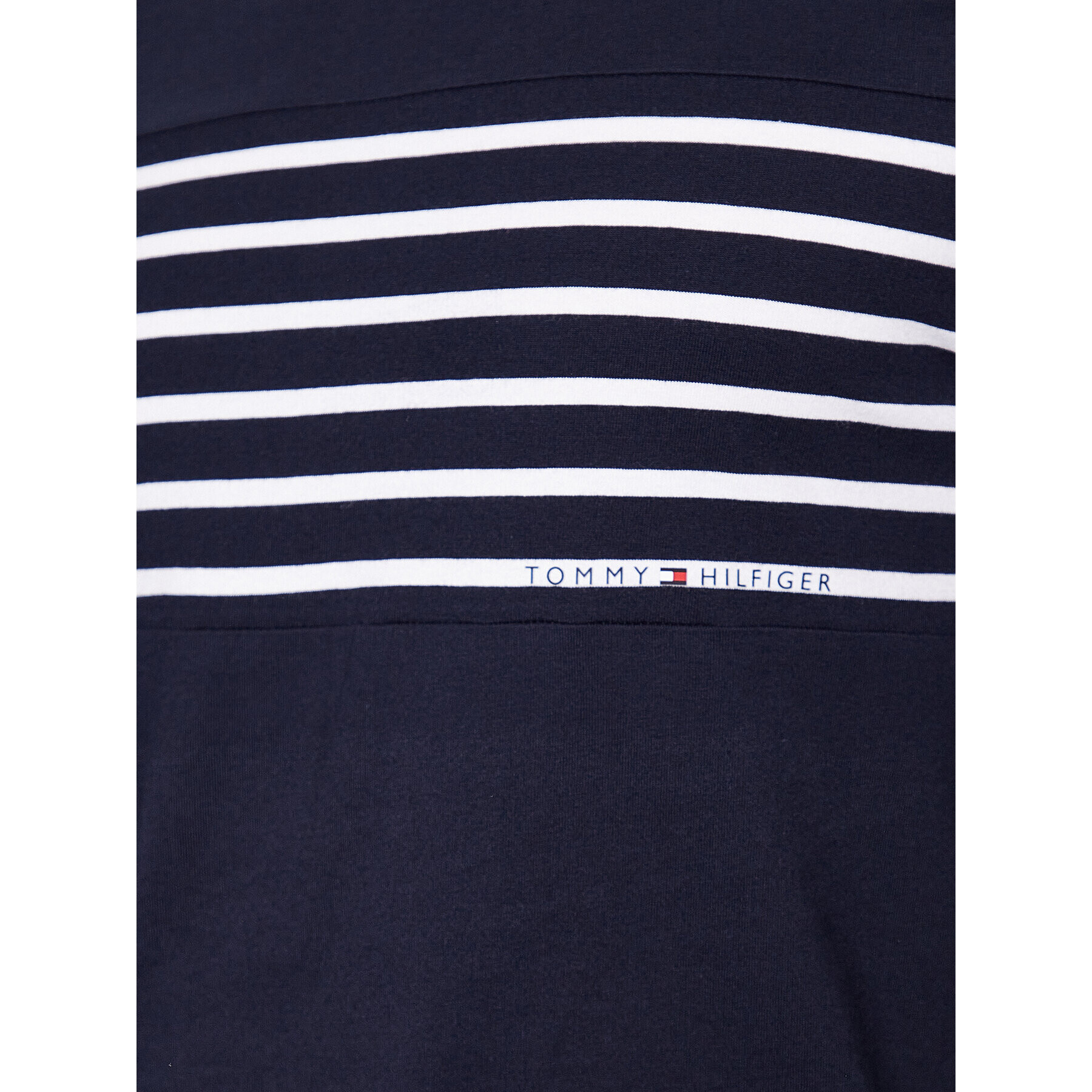 Tommy Hilfiger Тениска с дълъг ръкав Placement Striped MW0MW30062 Тъмносин Regular Fit - Pepit.bg