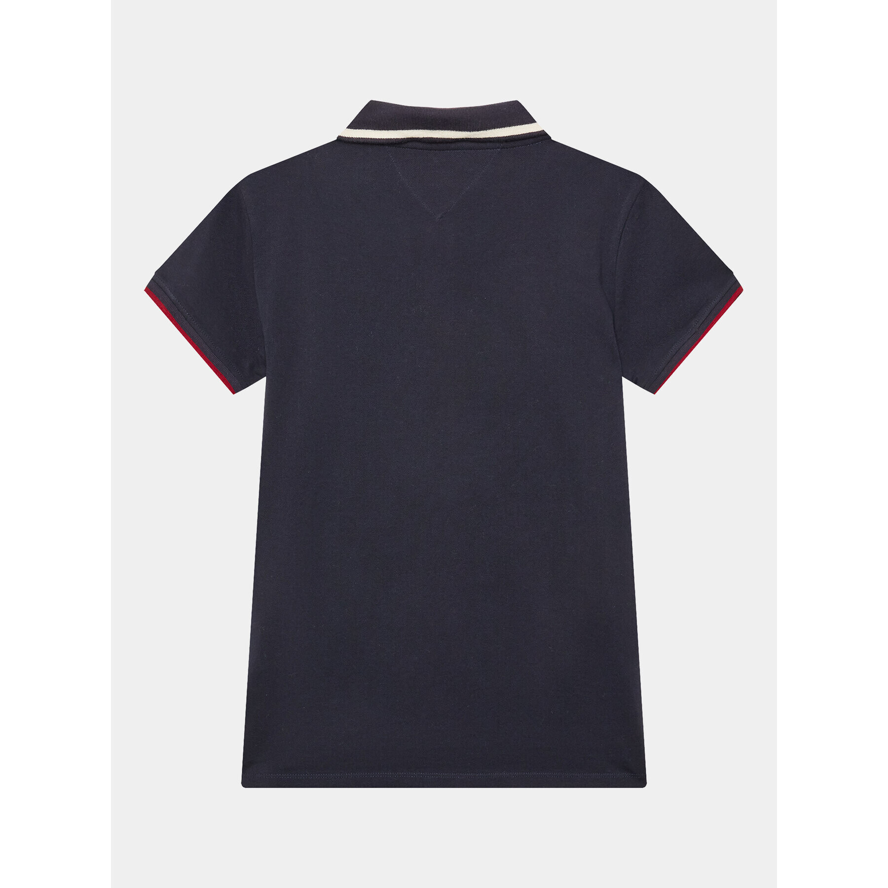 Tommy Hilfiger Тениска с яка и копчета Icon KB0KB08153 D Тъмносин Regular Fit - Pepit.bg