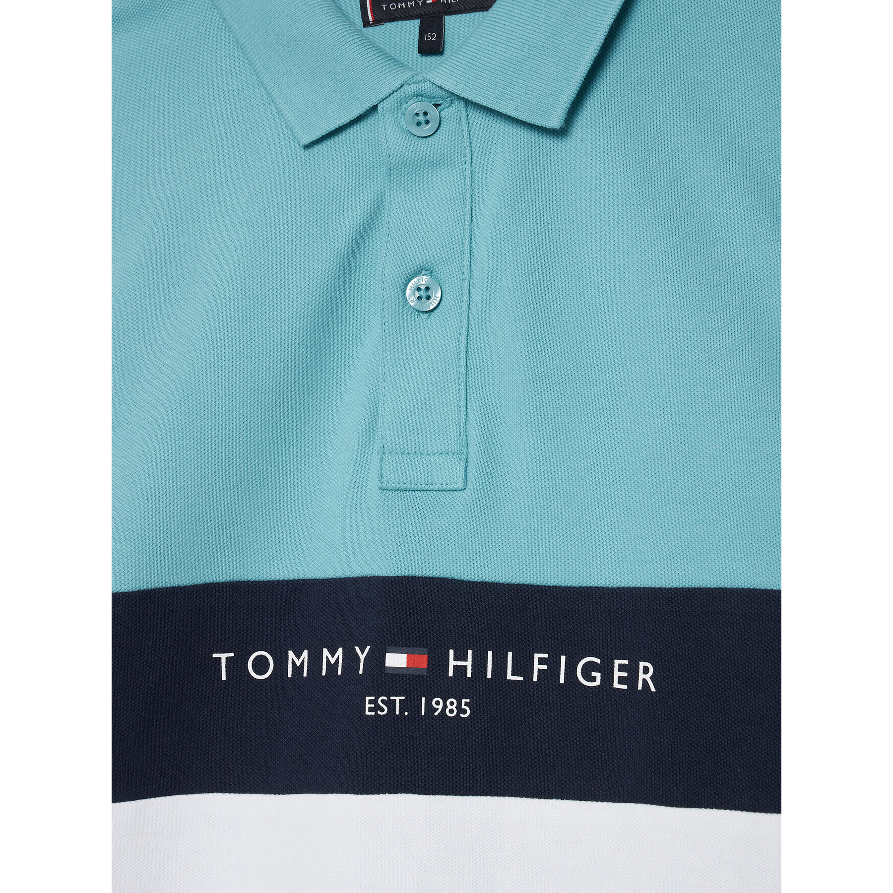 Tommy Hilfiger Тениска с яка и копчета Colorblock KB0KB07371 D Цветен Regular Fit - Pepit.bg