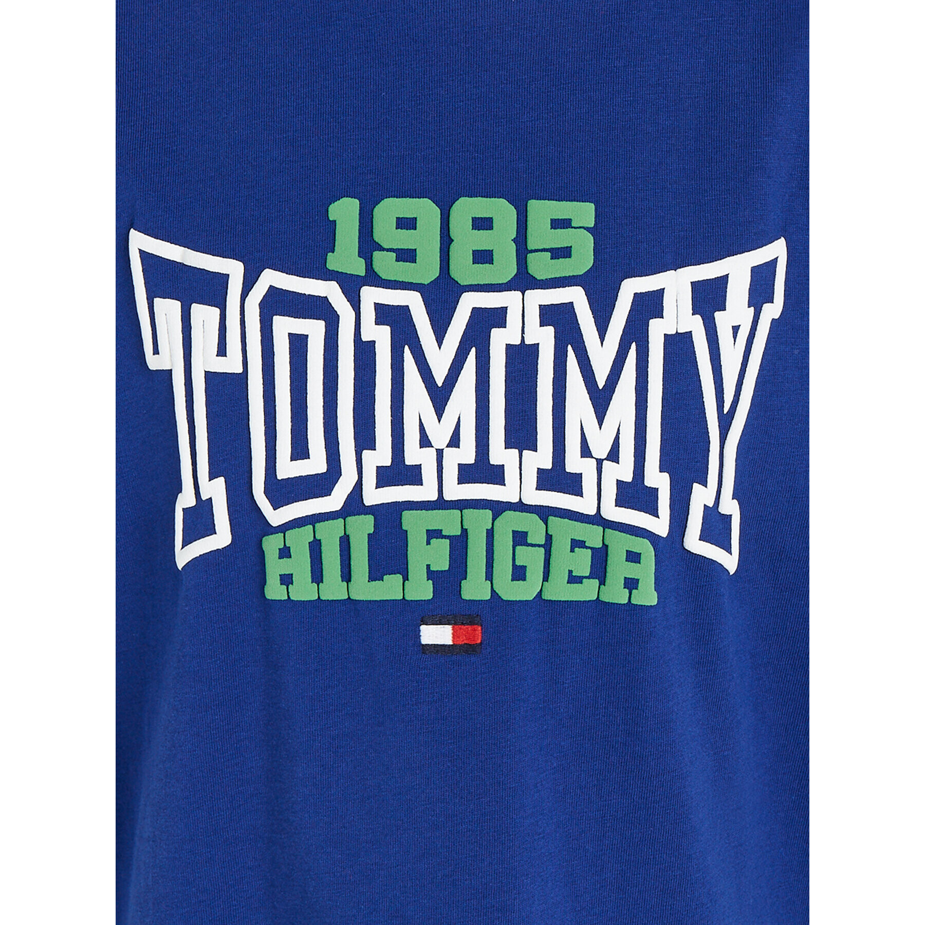 Tommy Hilfiger Тишърт 1985 KB0KB08323 Син Regular Fit - Pepit.bg