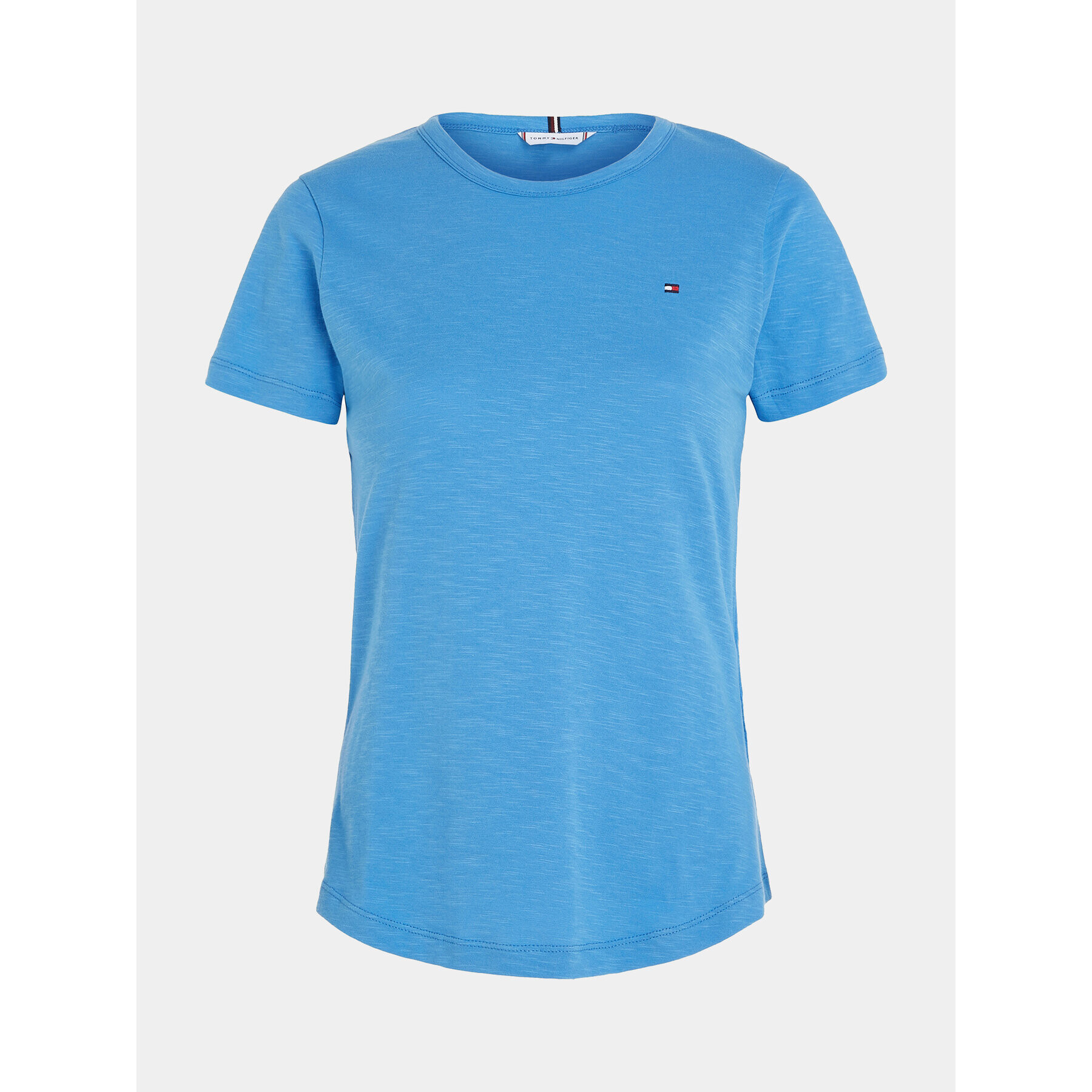 Tommy Hilfiger Тишърт 1985 WW0WW37857 Син Slim Fit - Pepit.bg