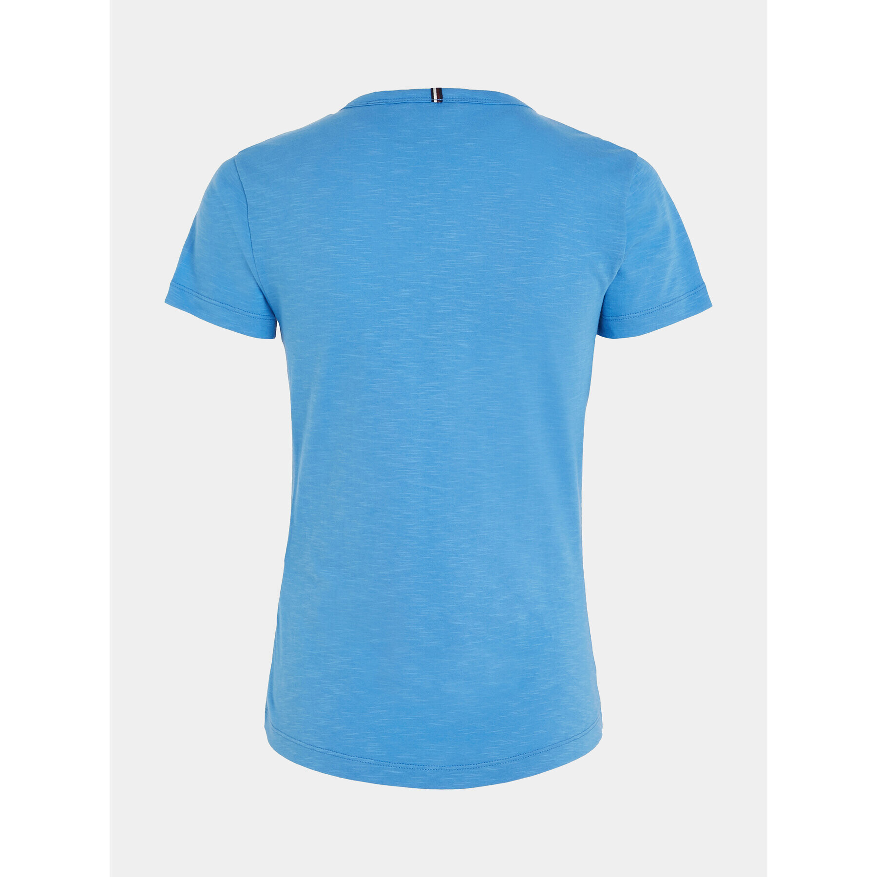 Tommy Hilfiger Тишърт 1985 WW0WW37857 Син Slim Fit - Pepit.bg