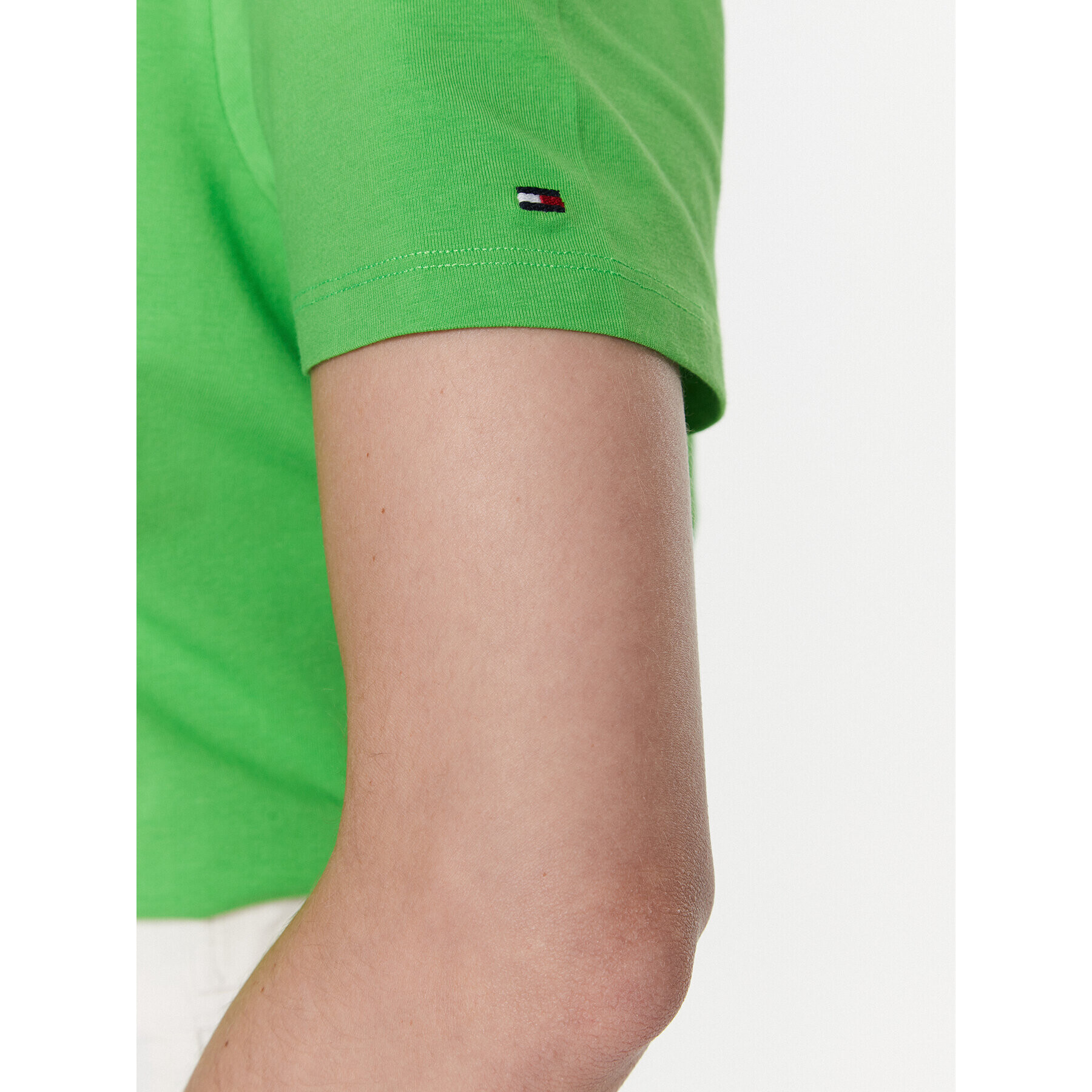 Tommy Hilfiger Тишърт 1985 WW0WW37877 Зелен Regular Fit - Pepit.bg