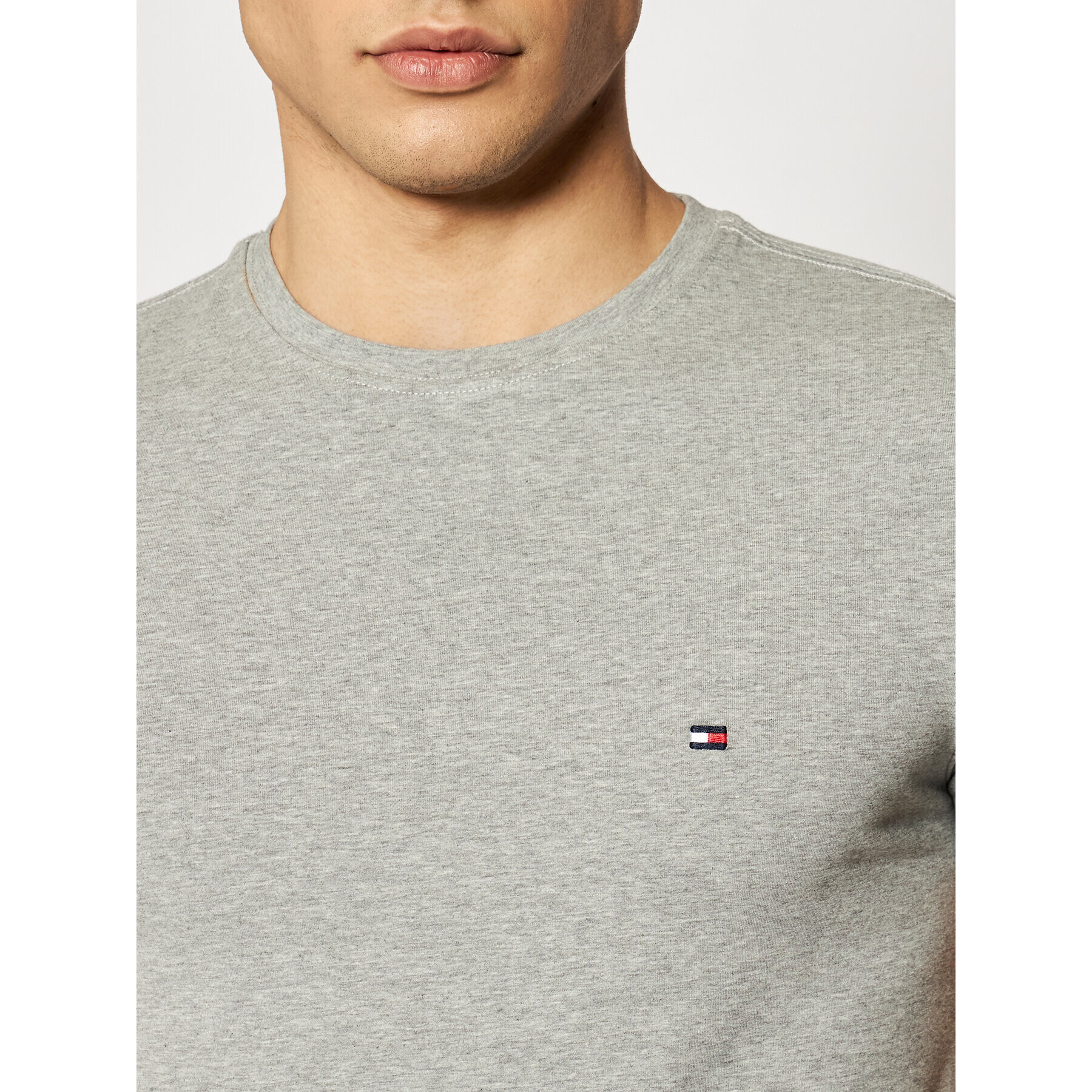 Tommy Hilfiger Тишърт 867896625 Сив Slim Fit - Pepit.bg