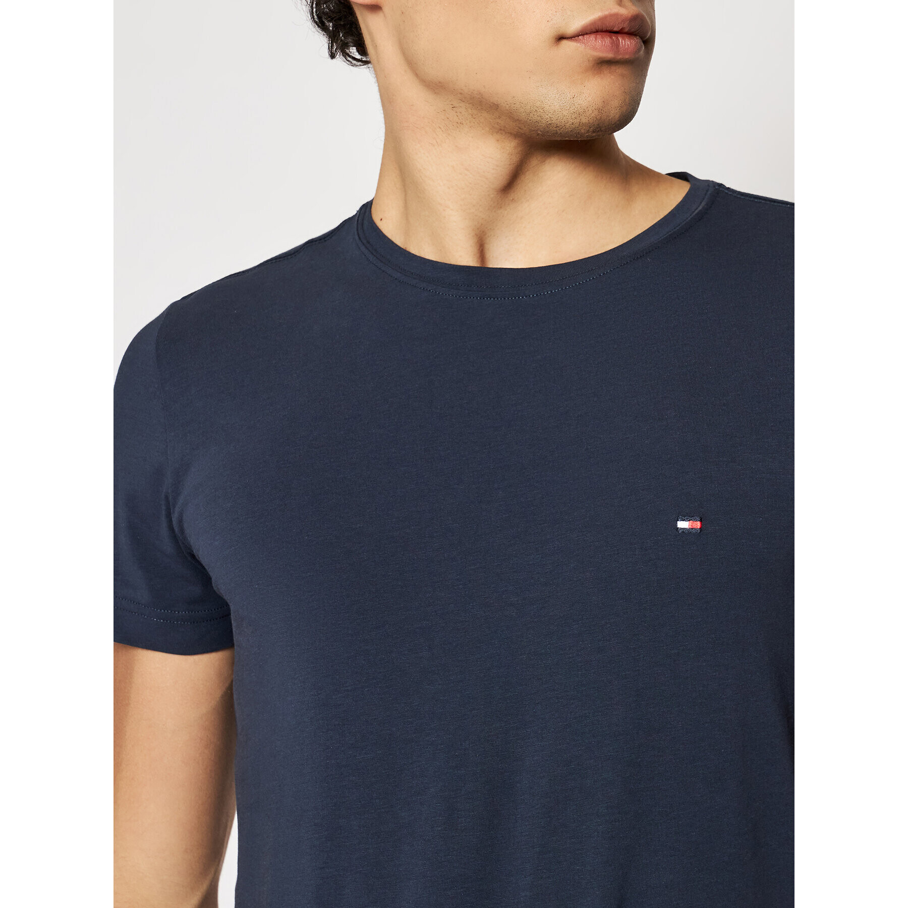 Tommy Hilfiger Тишърт 867896625 Тъмносин Slim Fit - Pepit.bg