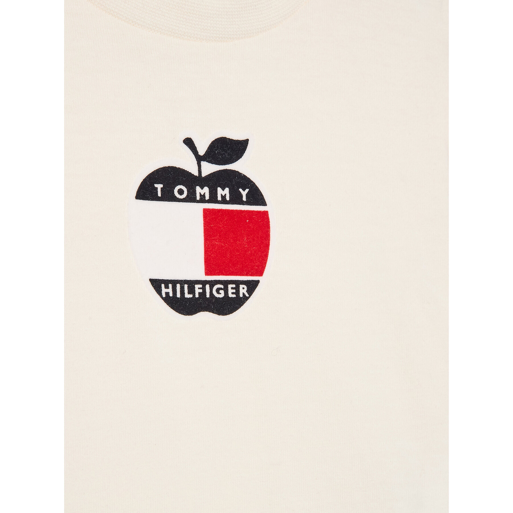 Tommy Hilfiger Тишърт Apple KN0KN01569 Екрю Regular Fit - Pepit.bg