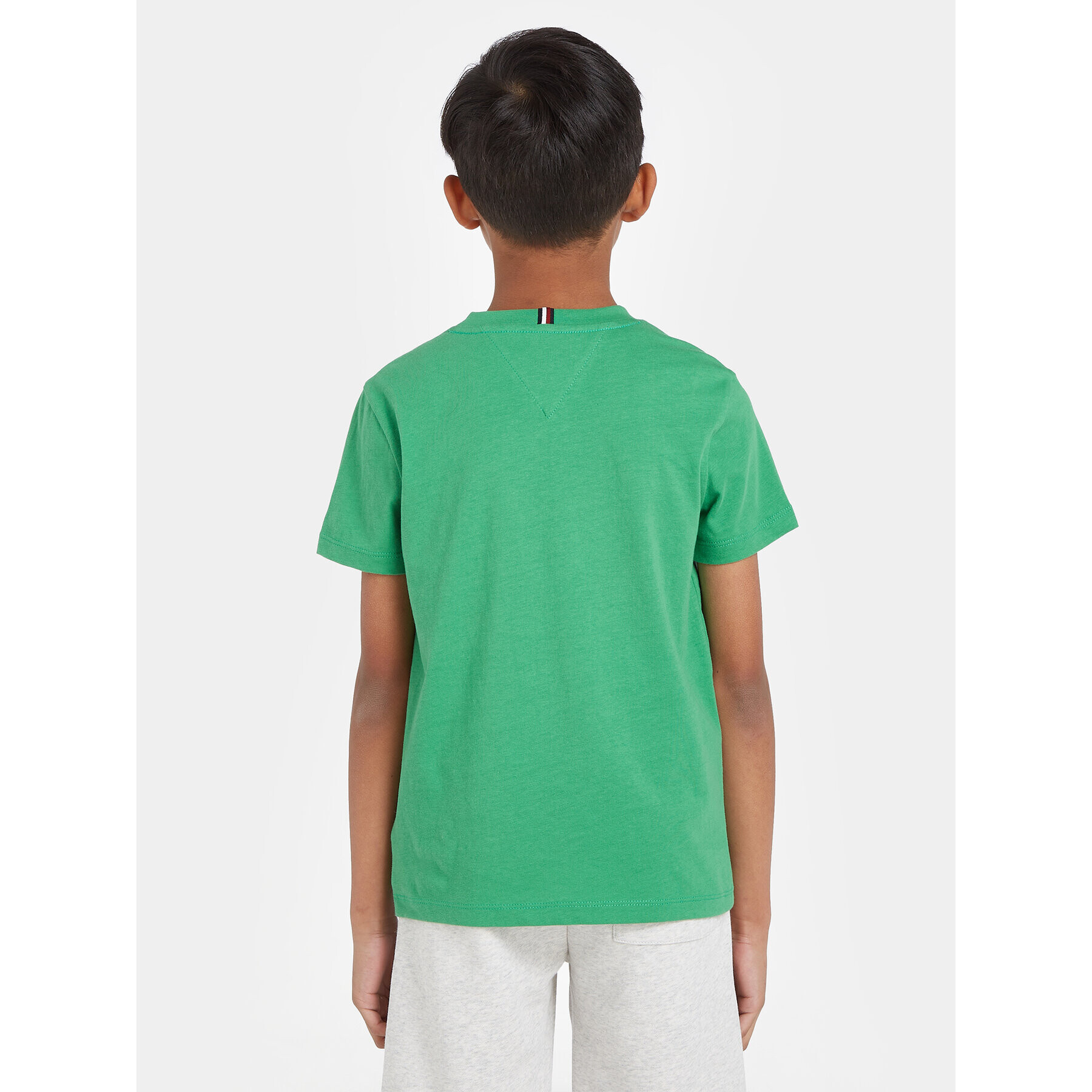 Tommy Hilfiger Тишърт Arched KB0KB08333 D Зелен Regular Fit - Pepit.bg
