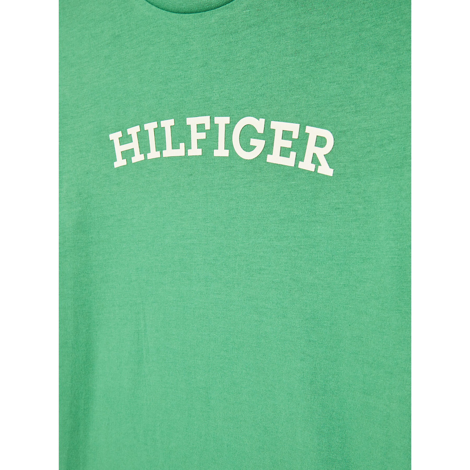 Tommy Hilfiger Тишърт Arched KB0KB08333 D Зелен Regular Fit - Pepit.bg