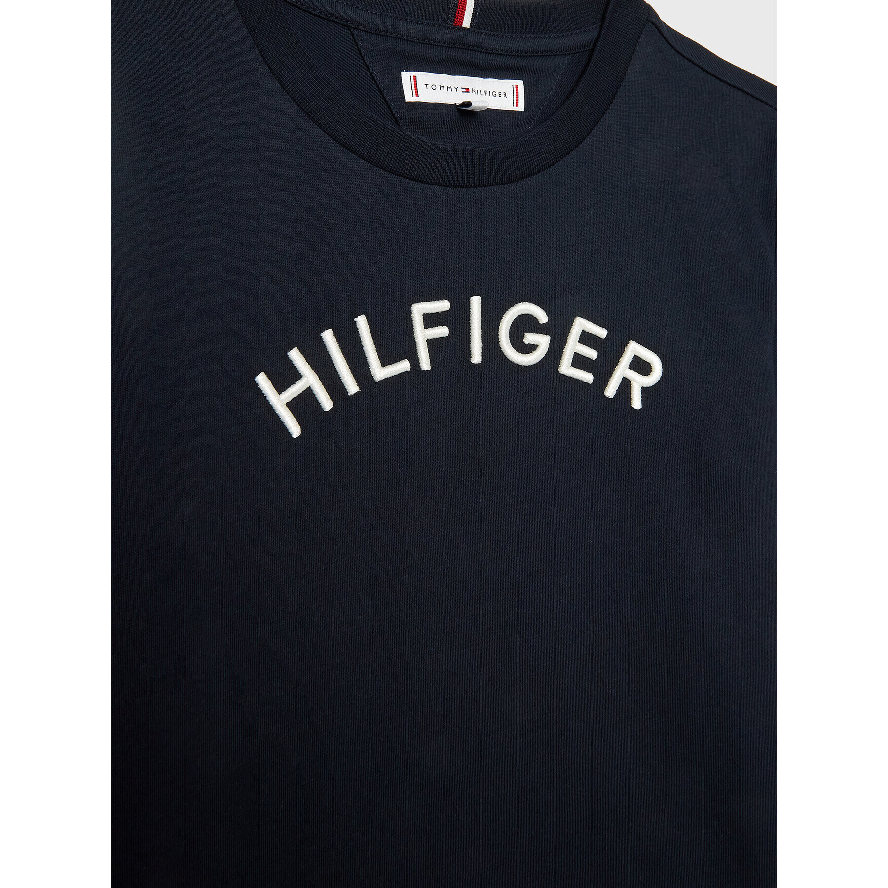 Tommy Hilfiger Тишърт Arched KS0KS00401 D Тъмносин Regular Fit - Pepit.bg