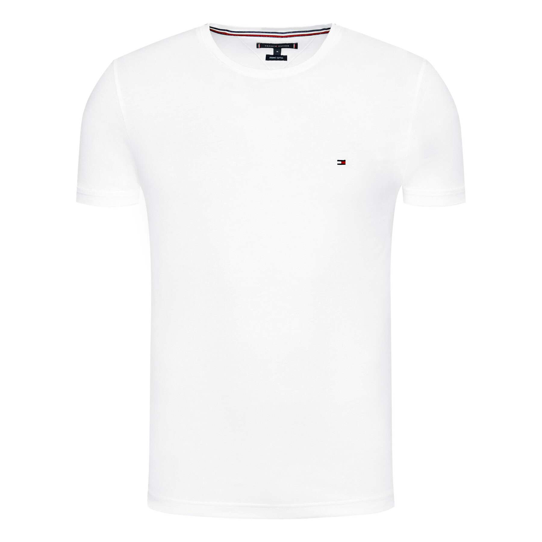 Tommy Hilfiger Тишърт Back Logo MW0MW17681 Бял Regular Fit - Pepit.bg