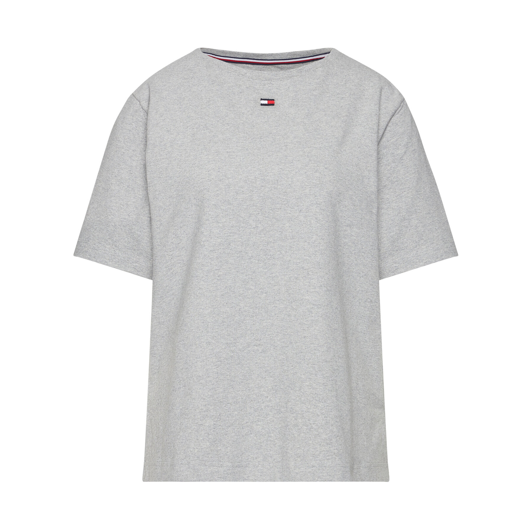 Tommy Hilfiger Тишърт Bn Tee Half UW0UW01307 Сив Regular Fit - Pepit.bg