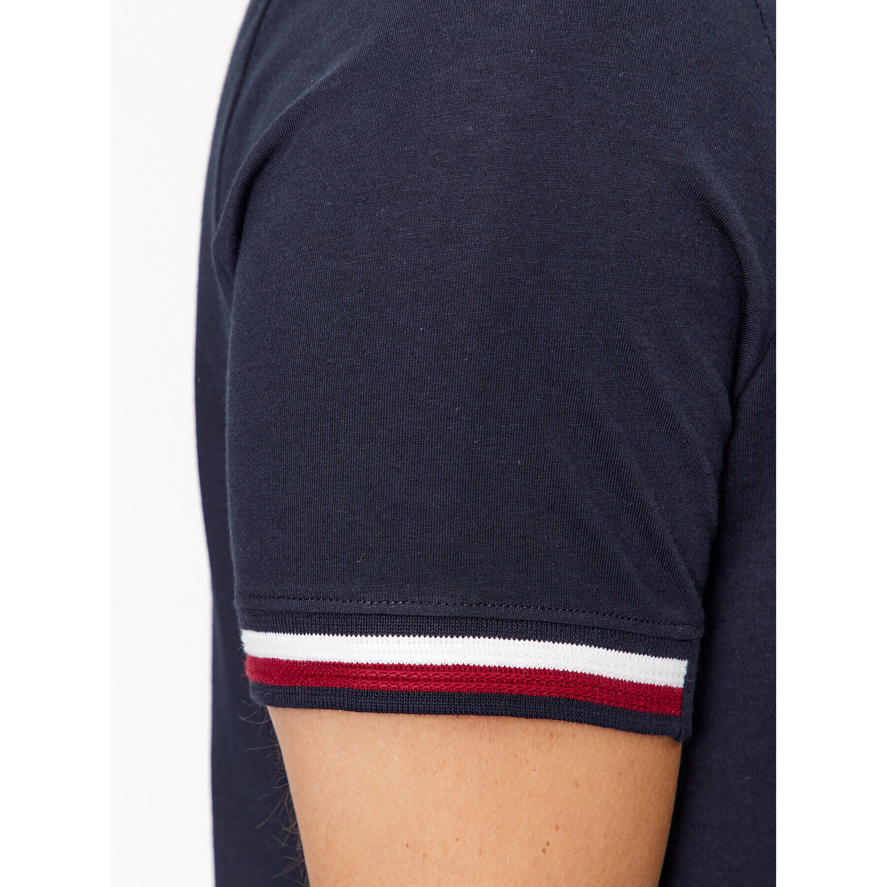 Tommy Hilfiger Тишърт Bold Global MW0MW32585 Тъмносин Regular Fit - Pepit.bg