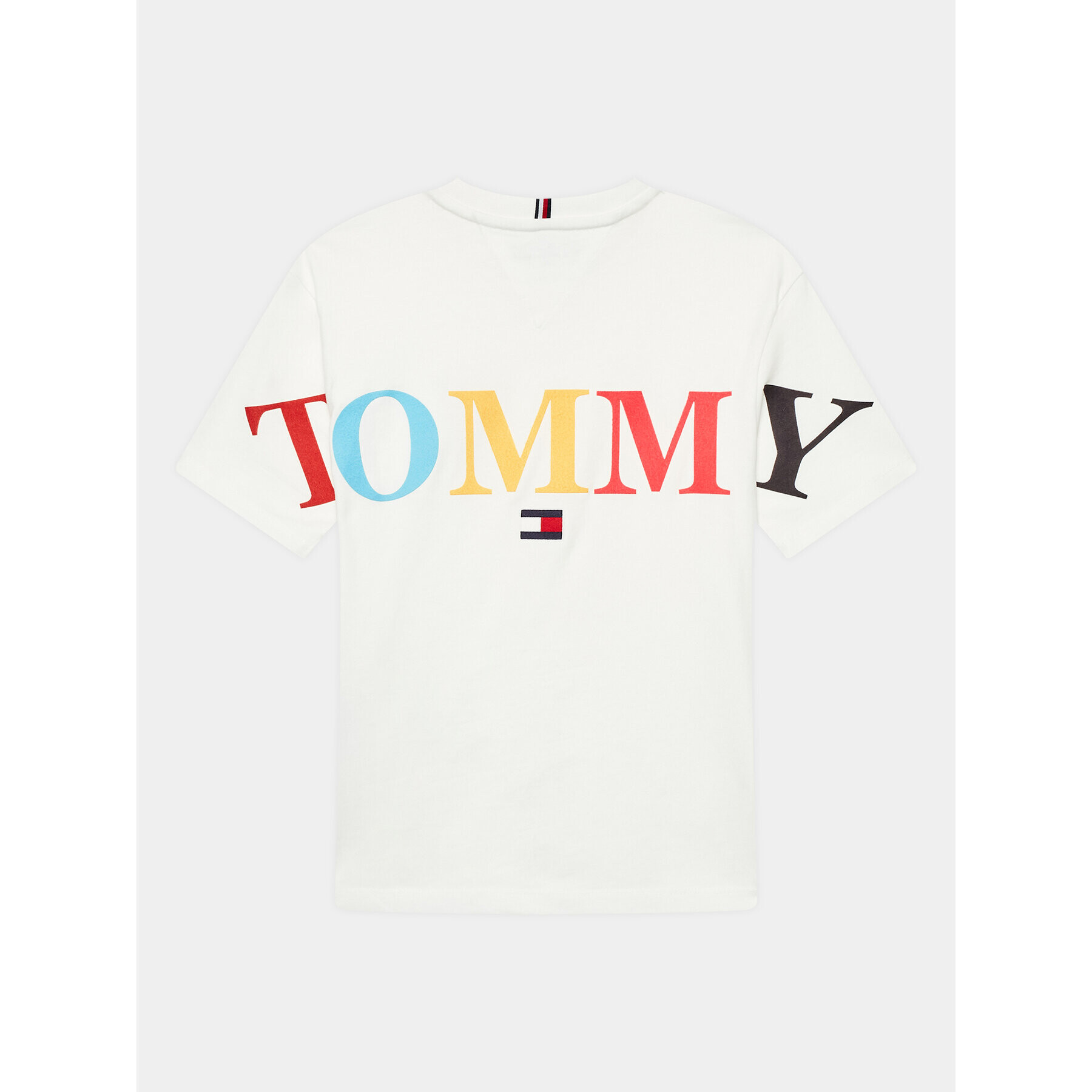 Tommy Hilfiger Тишърт Bold KB0KB08218 M Бял Regular Fit - Pepit.bg