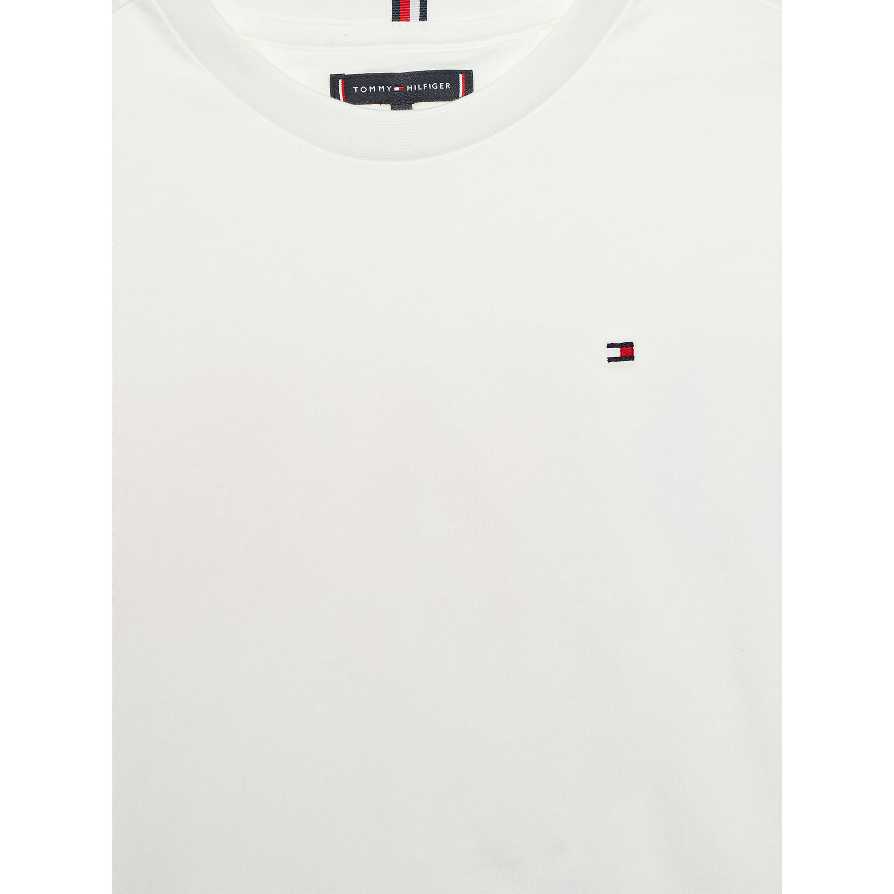 Tommy Hilfiger Тишърт Bold KB0KB08218 M Бял Regular Fit - Pepit.bg