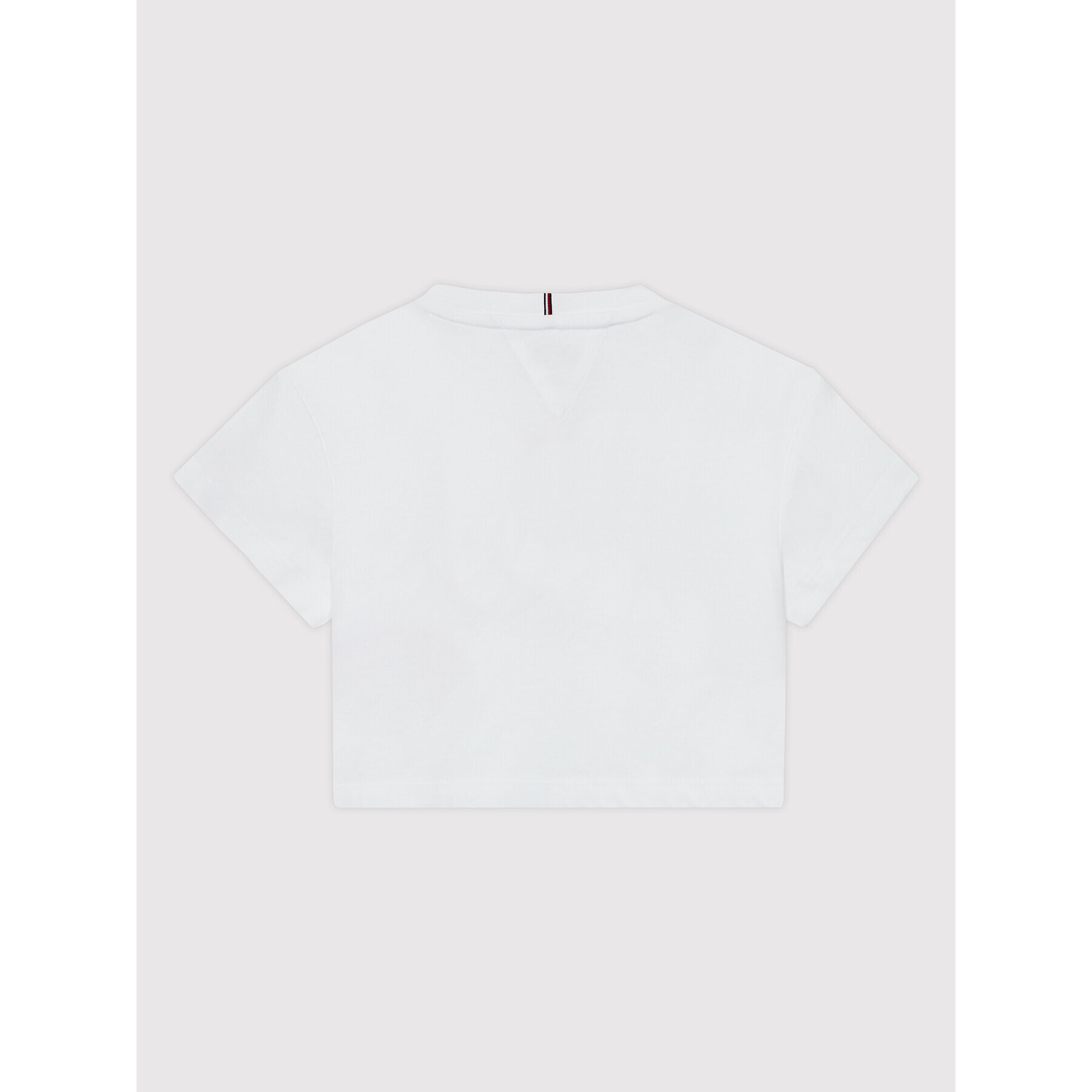 Tommy Hilfiger Тишърт Bold Varsity KG0KG06504 Бял Regular Fit - Pepit.bg