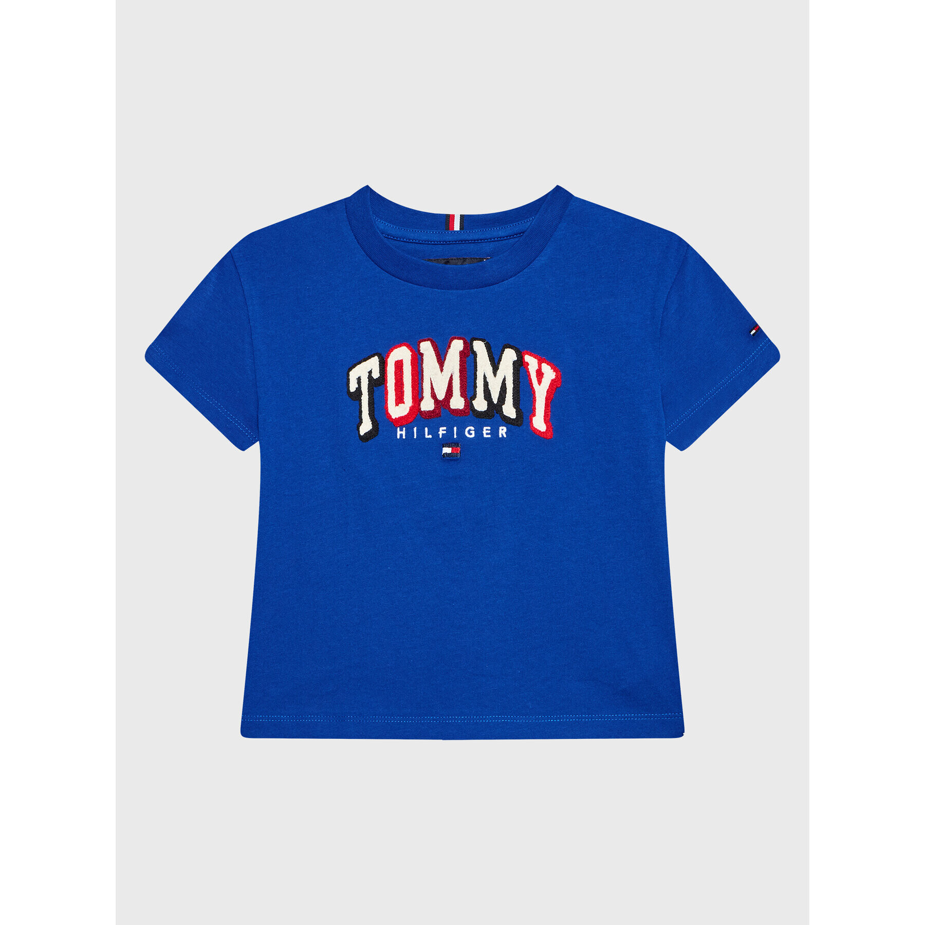Tommy Hilfiger Тишърт Chainstitch KB0KB07798 M Син Regular Fit - Pepit.bg