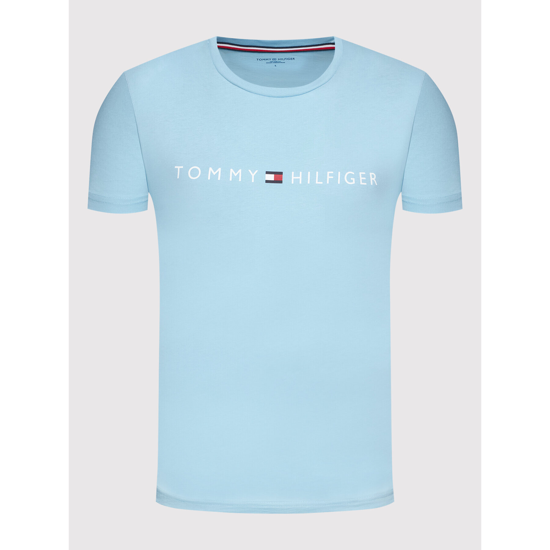 Tommy Hilfiger Тишърт Cn SS Logo UM0UM01434 Син Regular Fit - Pepit.bg