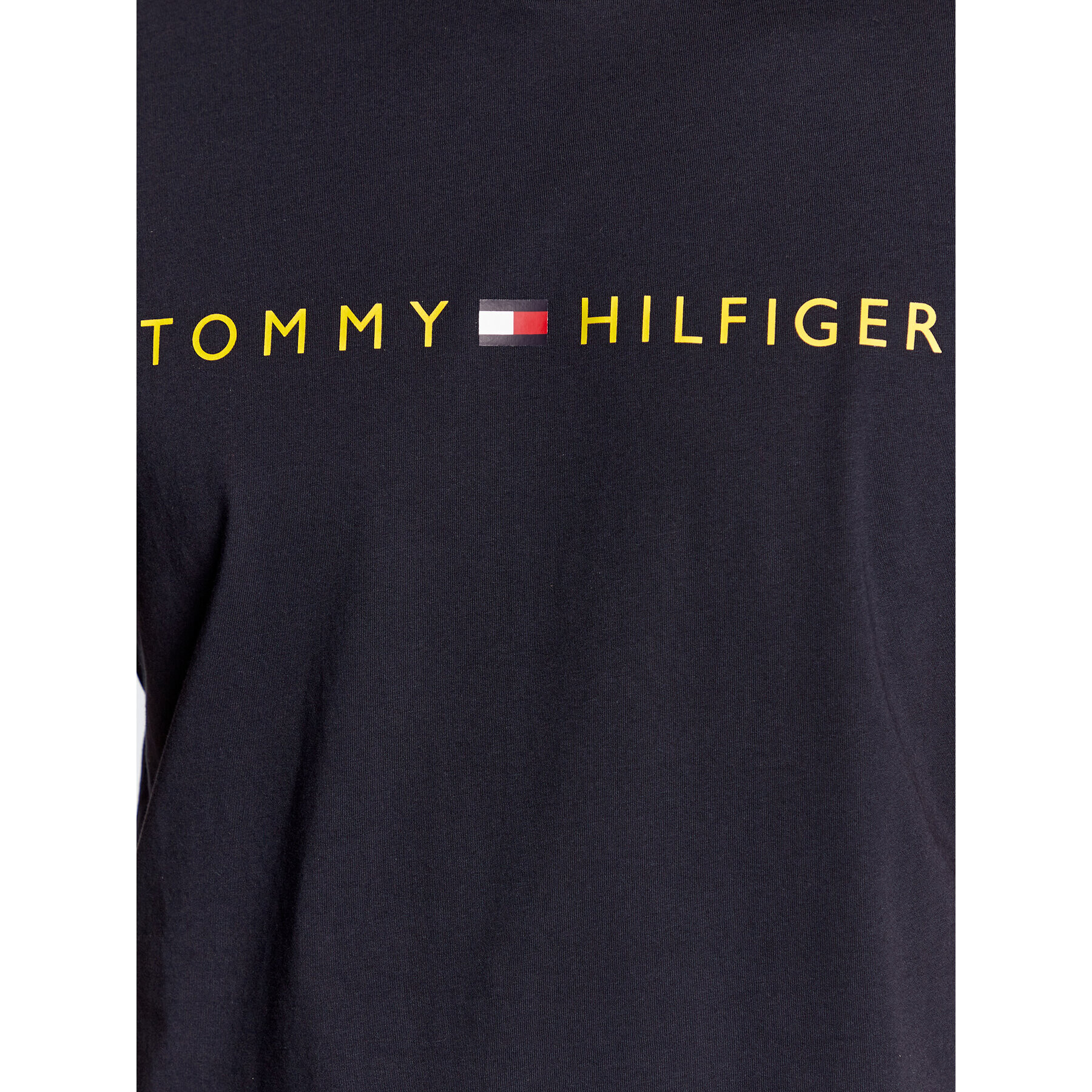 Tommy Hilfiger Тишърт Cn SS Logo UM0UM01434 Тъмносин Regular Fit - Pepit.bg