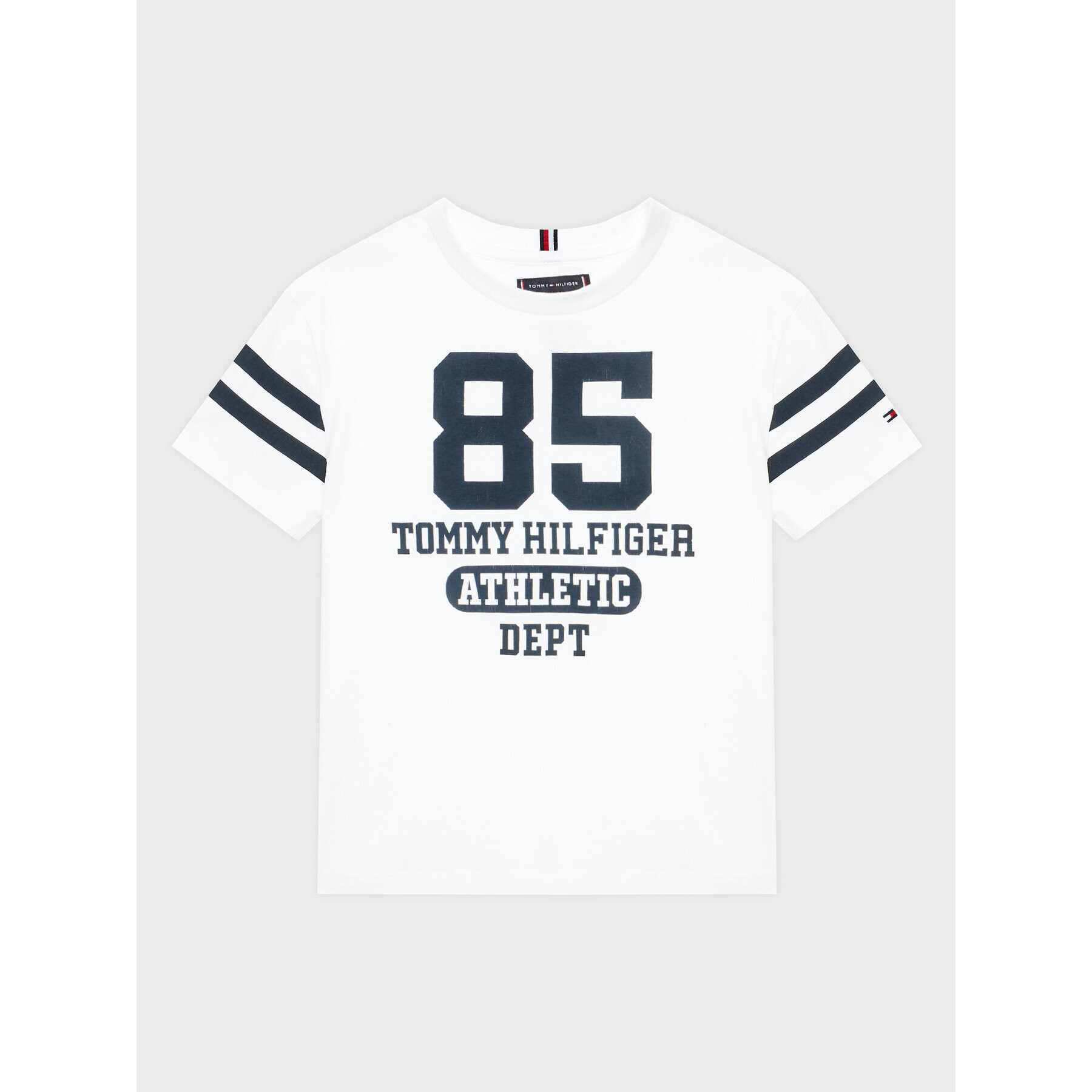 Tommy Hilfiger Тишърт Collegiate KB0KB08023 D Бял Regular Fit - Pepit.bg