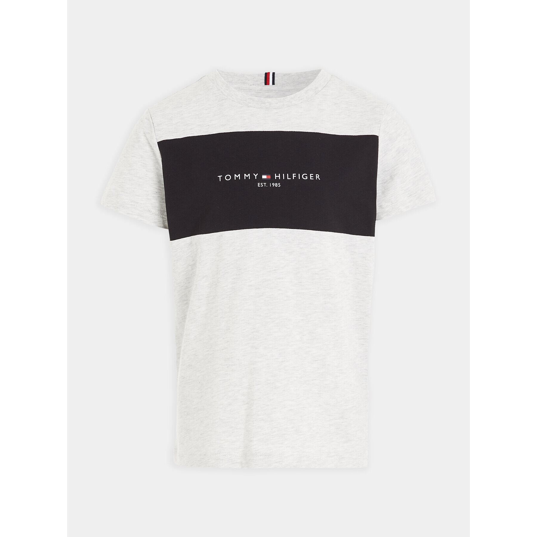 Tommy Hilfiger Тишърт Colorblock KB0KB08552 M Сив Regular Fit - Pepit.bg