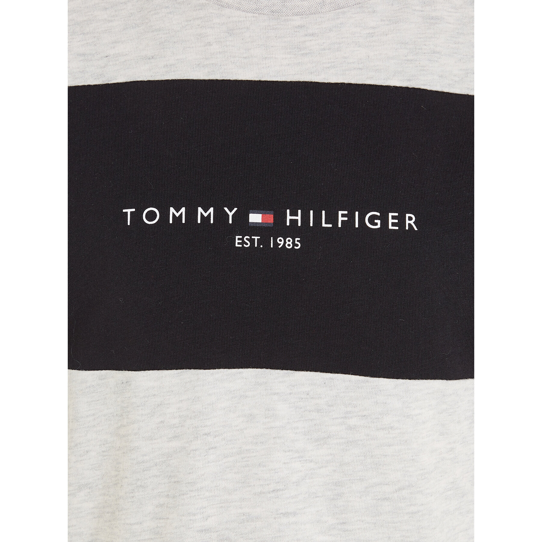 Tommy Hilfiger Тишърт Colorblock KB0KB08552 M Сив Regular Fit - Pepit.bg