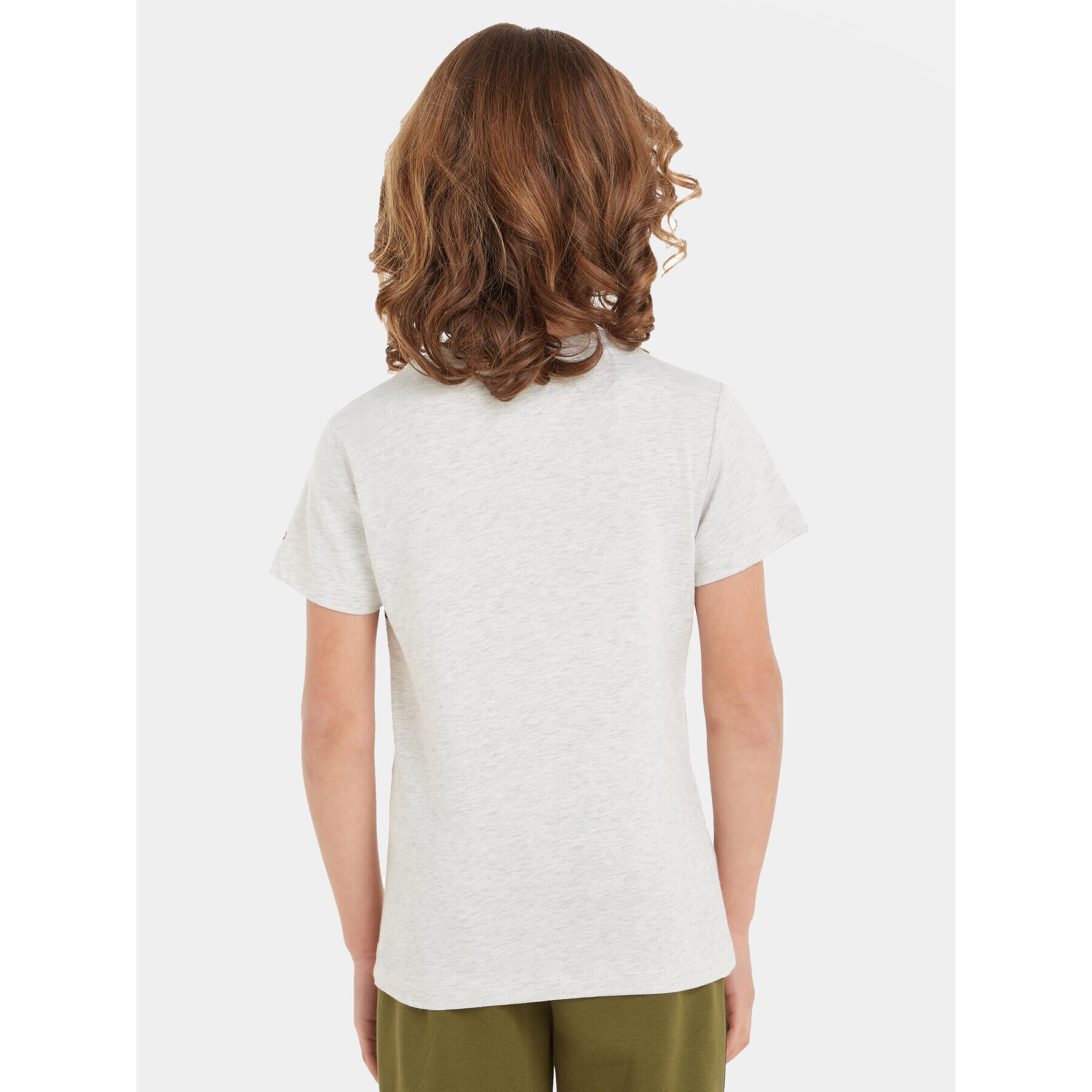 Tommy Hilfiger Тишърт Colorblock KB0KB08552 S Сив Regular Fit - Pepit.bg