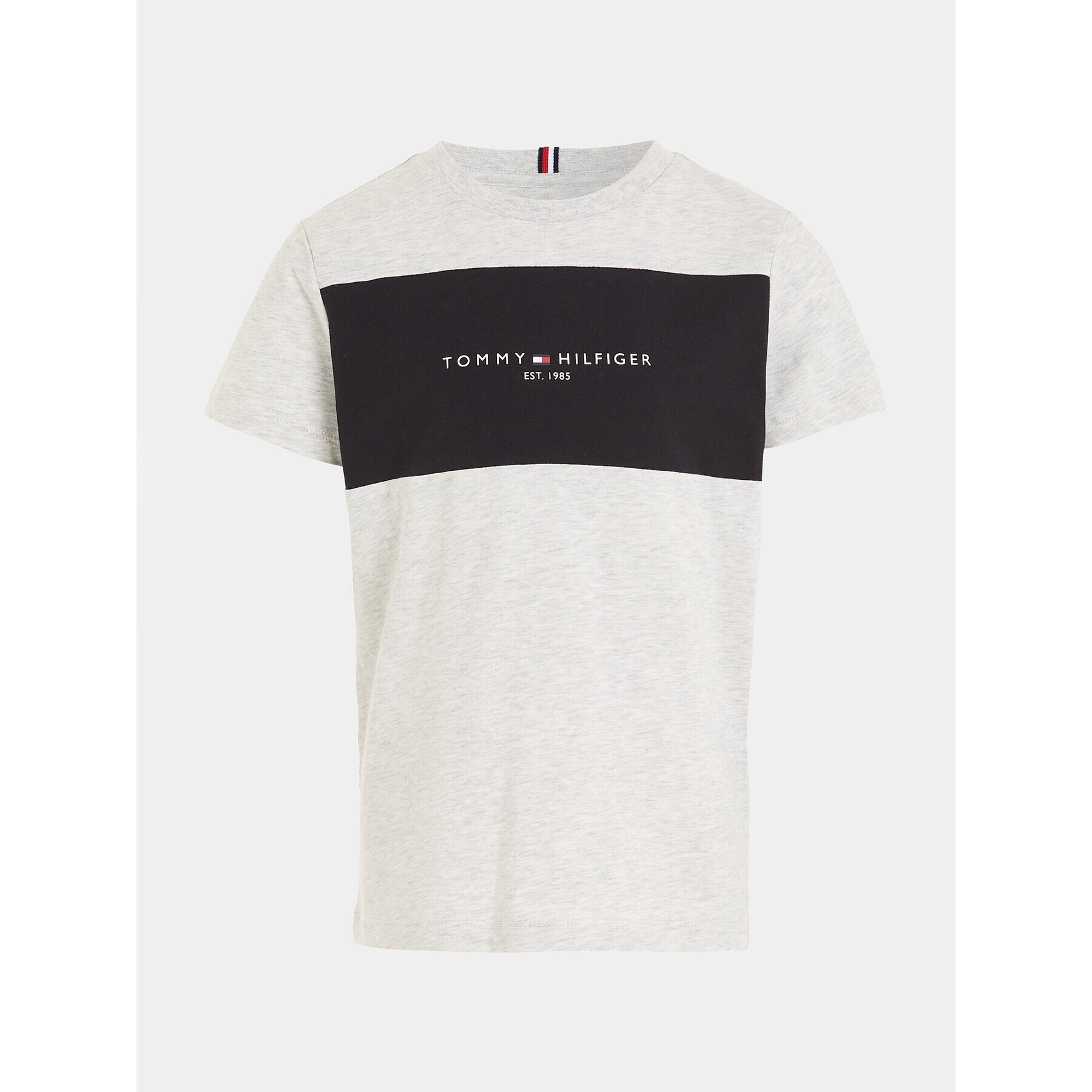 Tommy Hilfiger Тишърт Colorblock KB0KB08552 S Сив Regular Fit - Pepit.bg